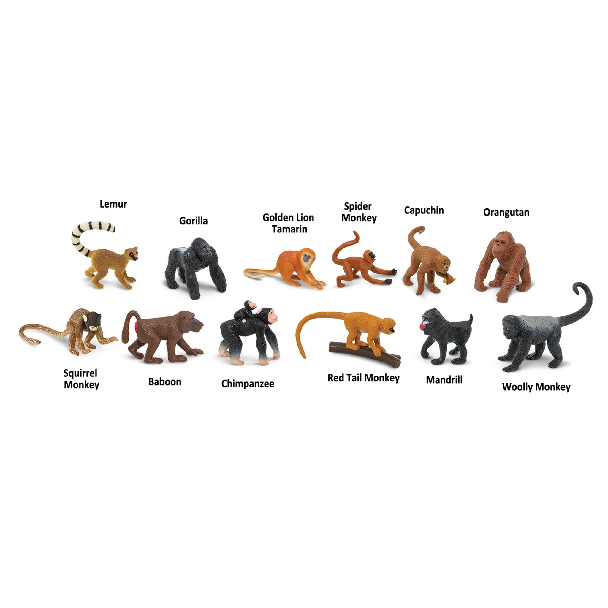 Safari Ltd Monkeys And Apes Toob - Image 2