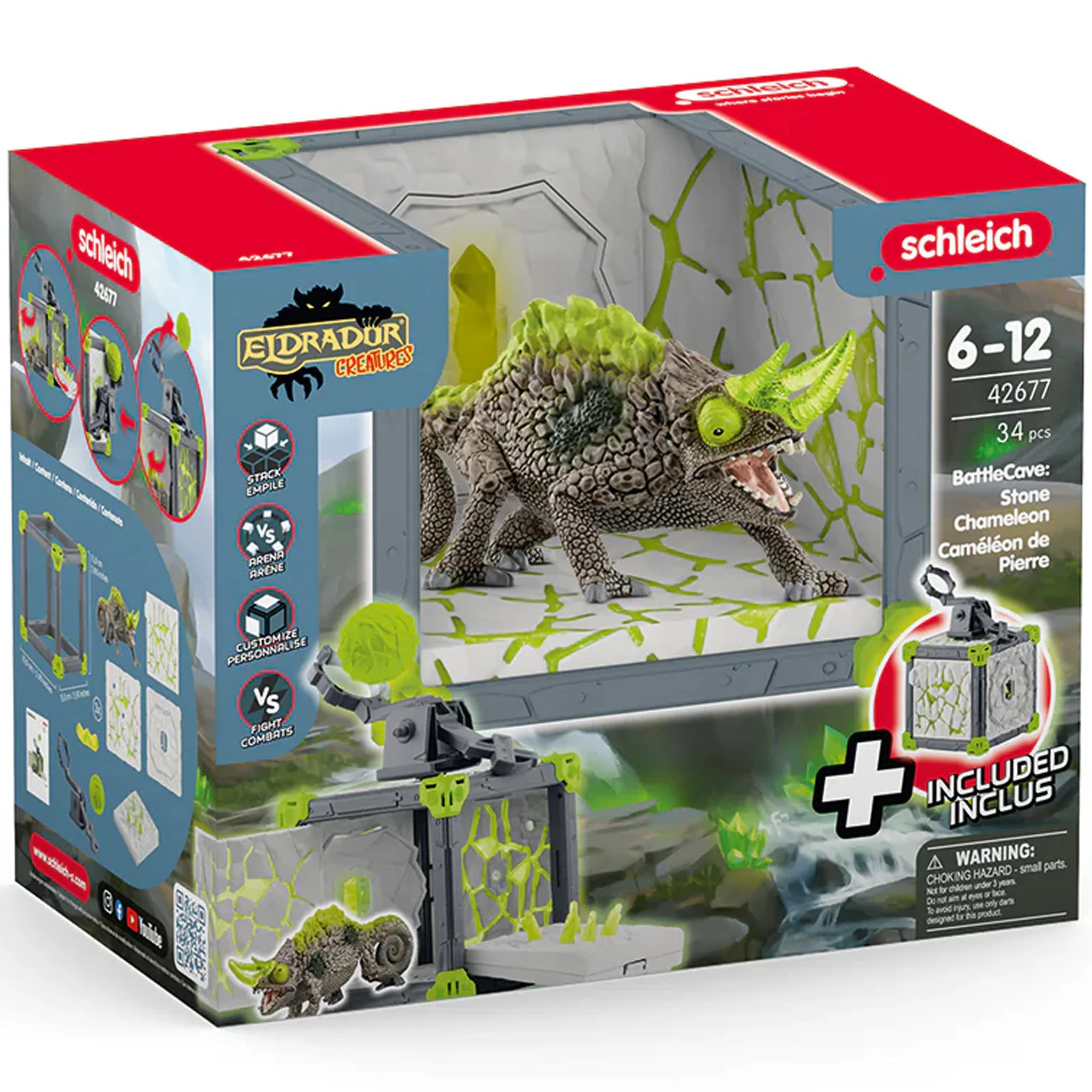 Schleich Cave of the Stone Chameleon - Image 6