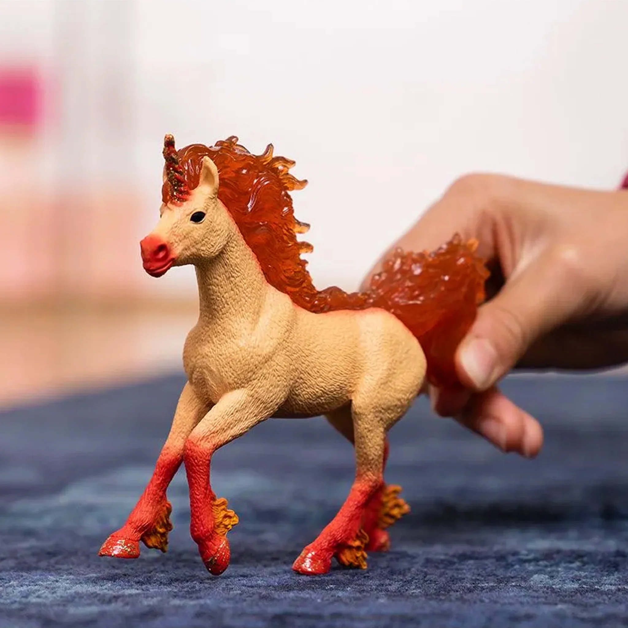 Schleich Elementa Fire Unicorn Stallion - Image 2