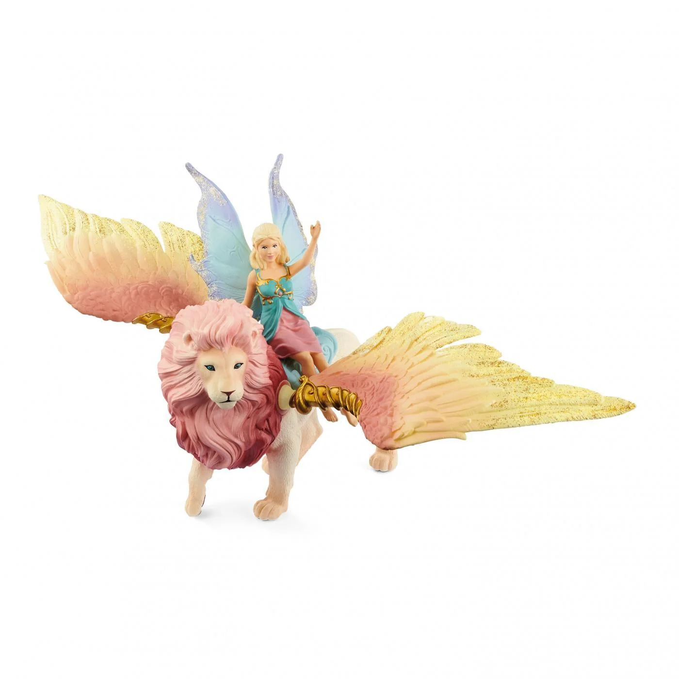 Schleich Elf on Winged Lion - Image 2