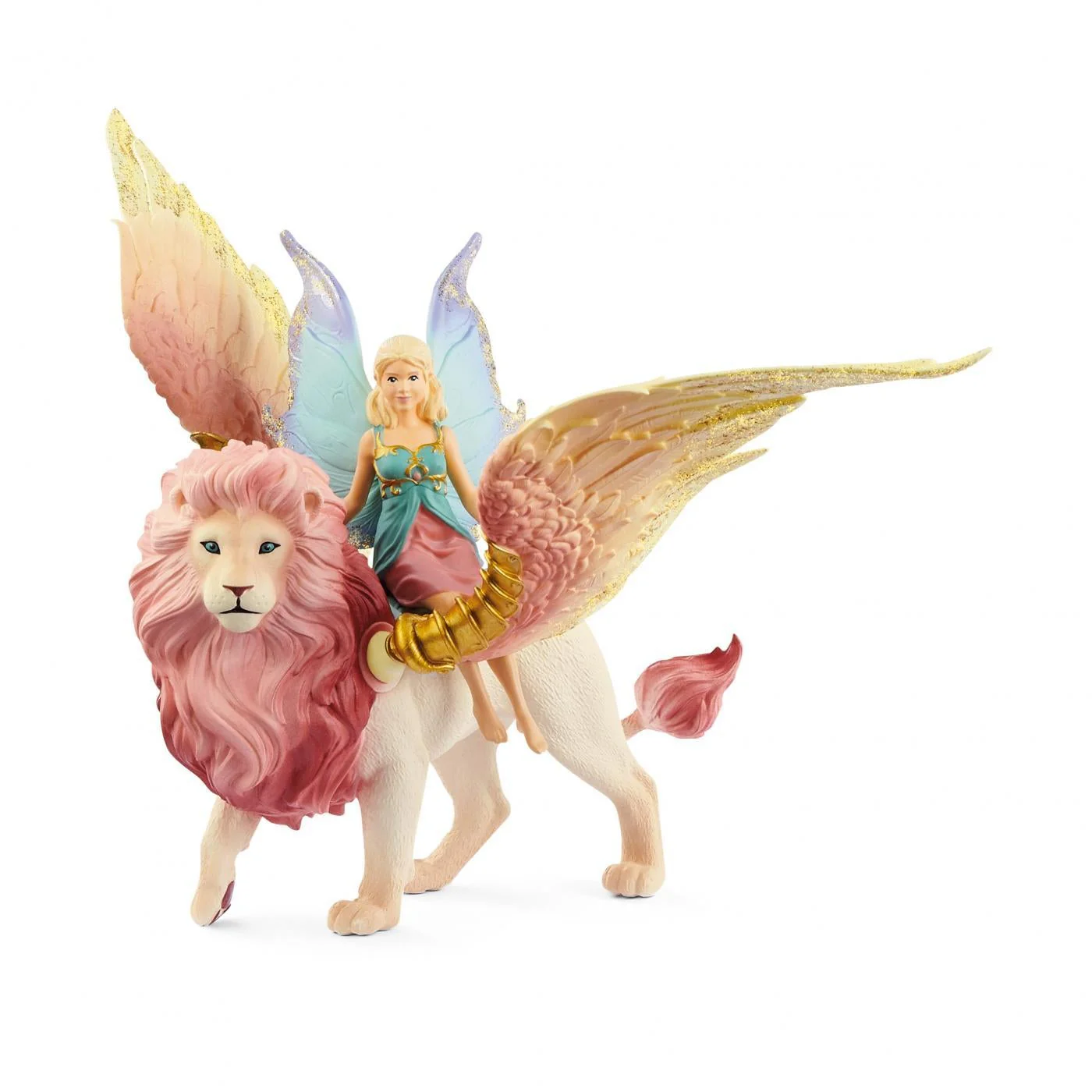 Schleich Elf on Winged Lion - Image 3