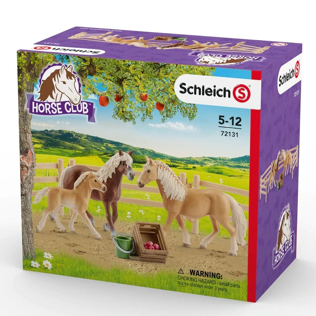 Schleich Haflinger Family in the Meadow Exclusive - Image 2