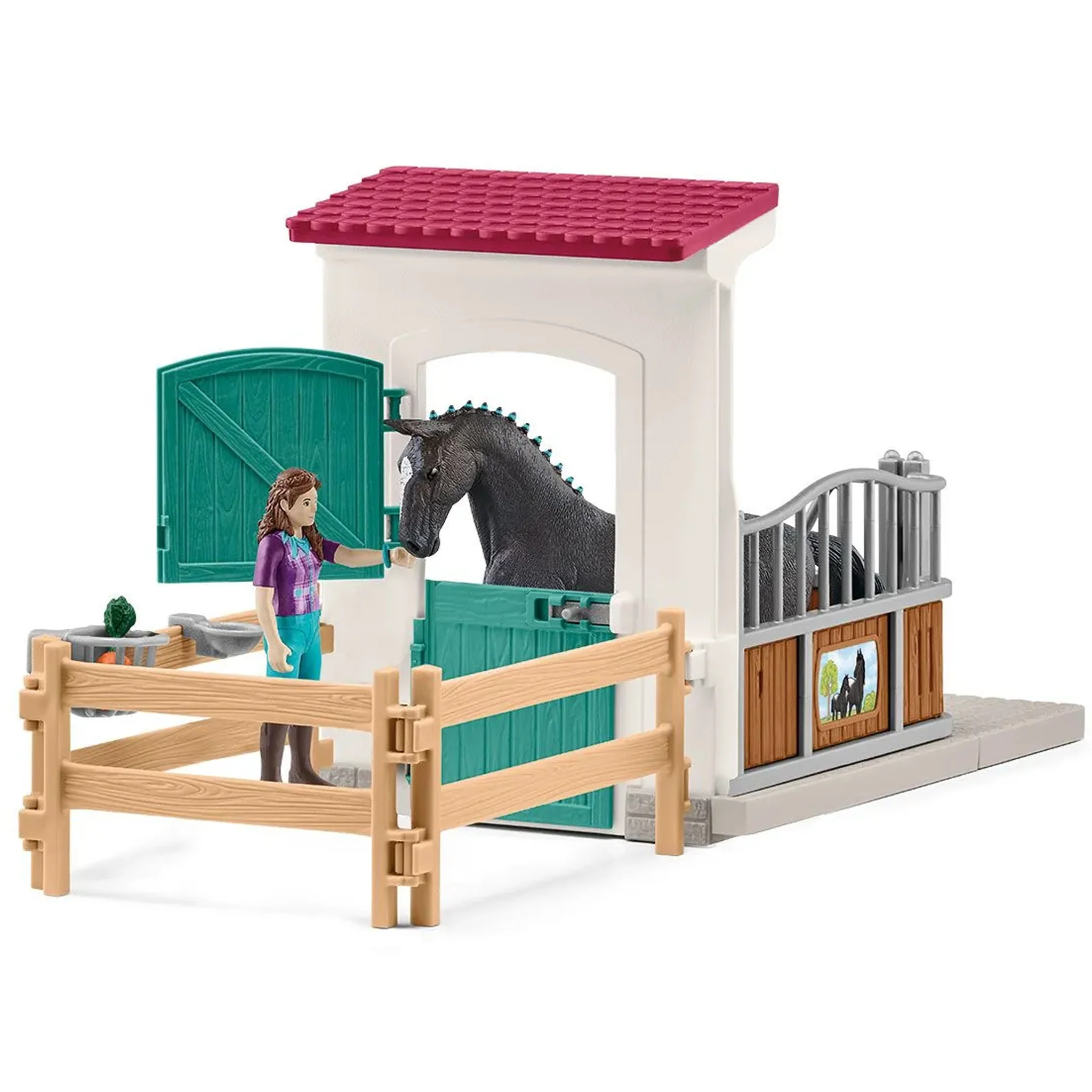 Schleich Horse Box with Lisa & Storm - Image 2