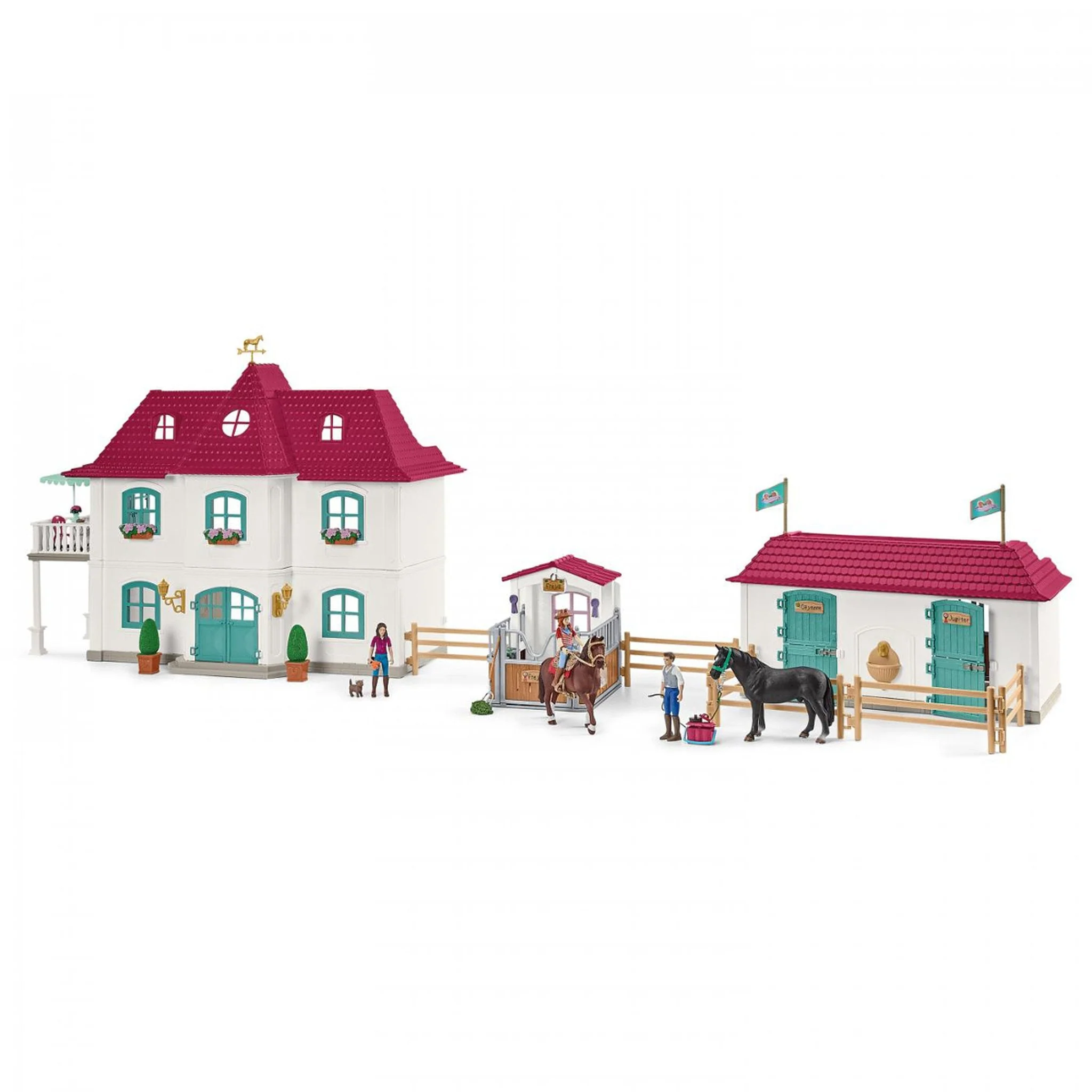 Schleich Horse Club Lakeside Horse Farm - Damaged Box - Image 2