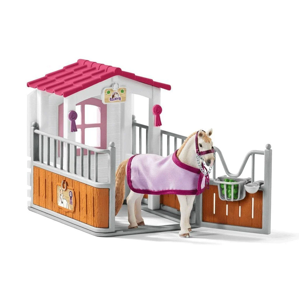 Schleich Horse Stall with Lusitano Mare - Damaged Box