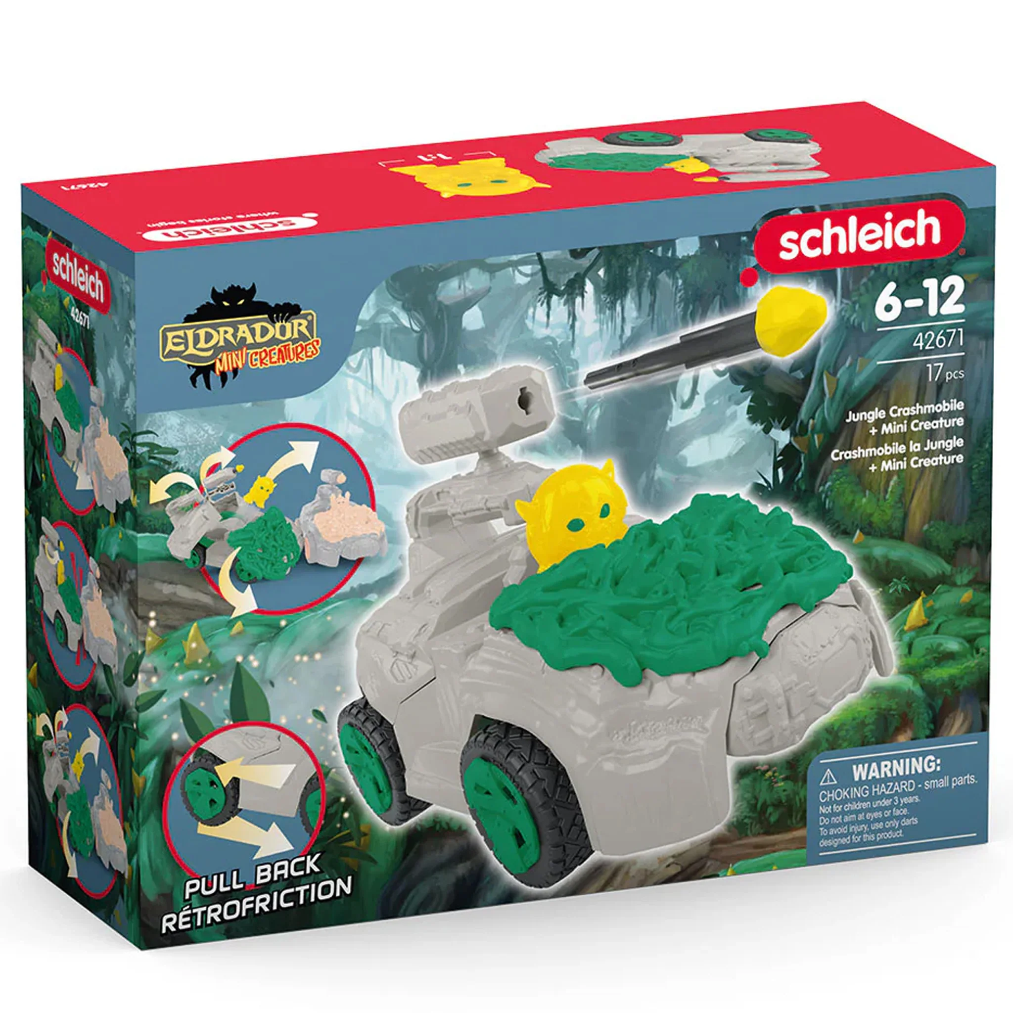 Schleich Jungle CrashMobile with Mini Creature - Image 6