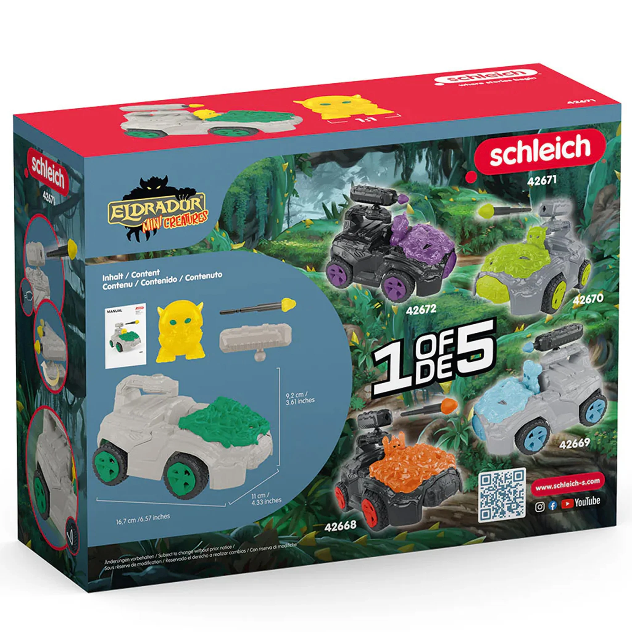 Schleich Jungle CrashMobile with Mini Creature - Image 7