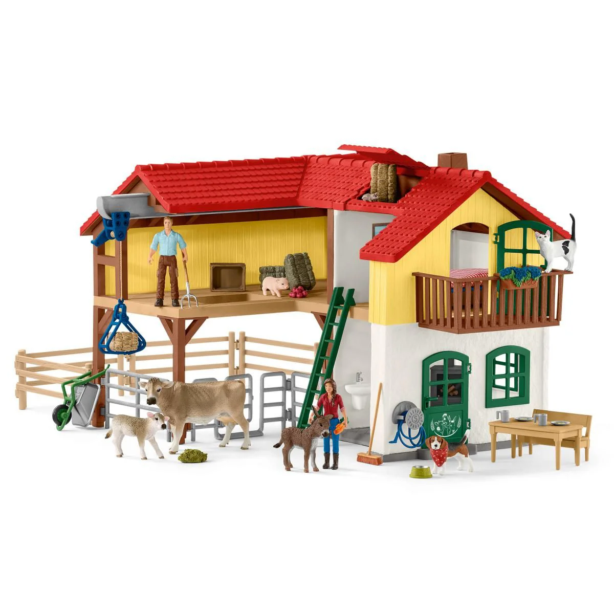 Schleich Large Farm House - Damaged Box