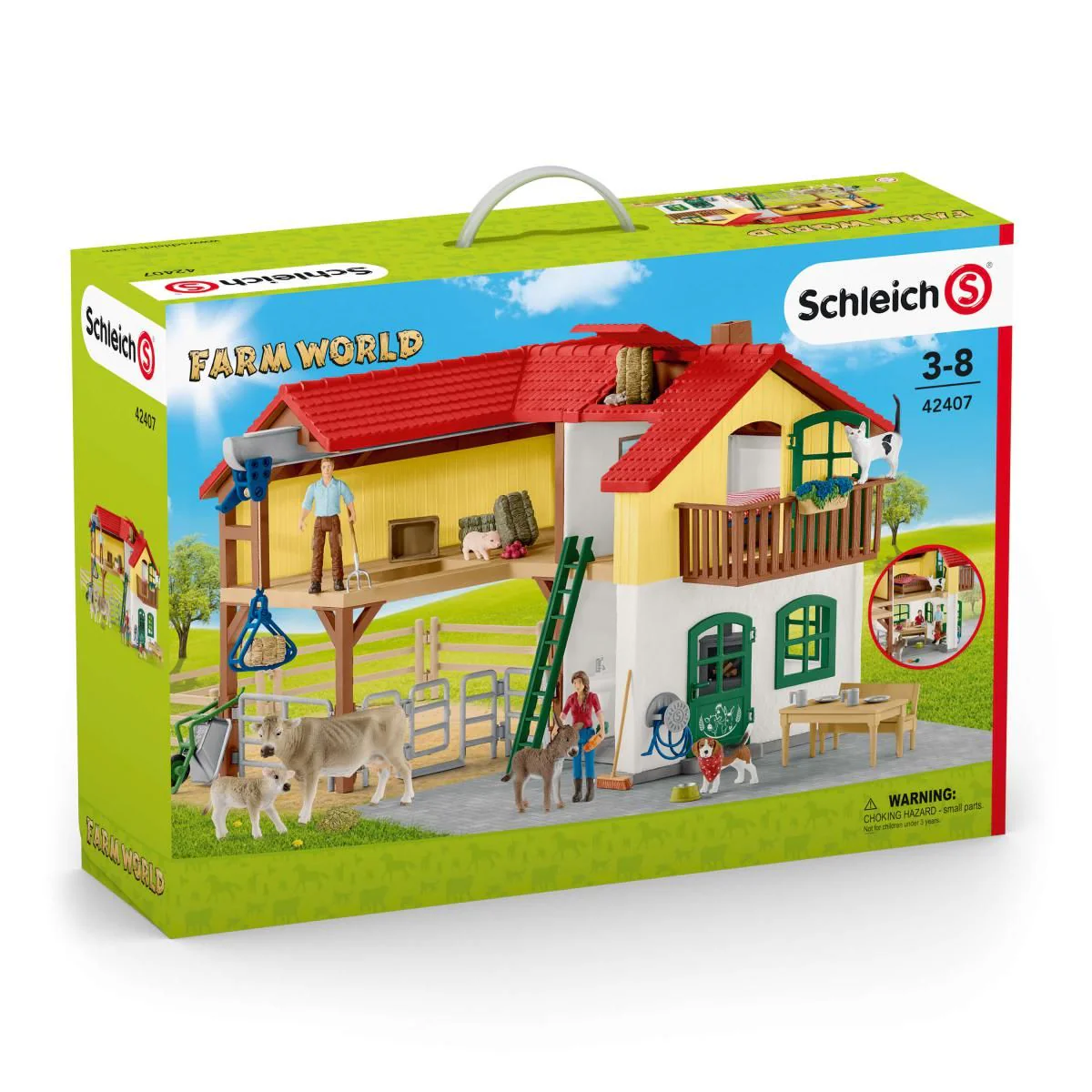 Schleich Large Farm House - Incomplete Set - Image 10