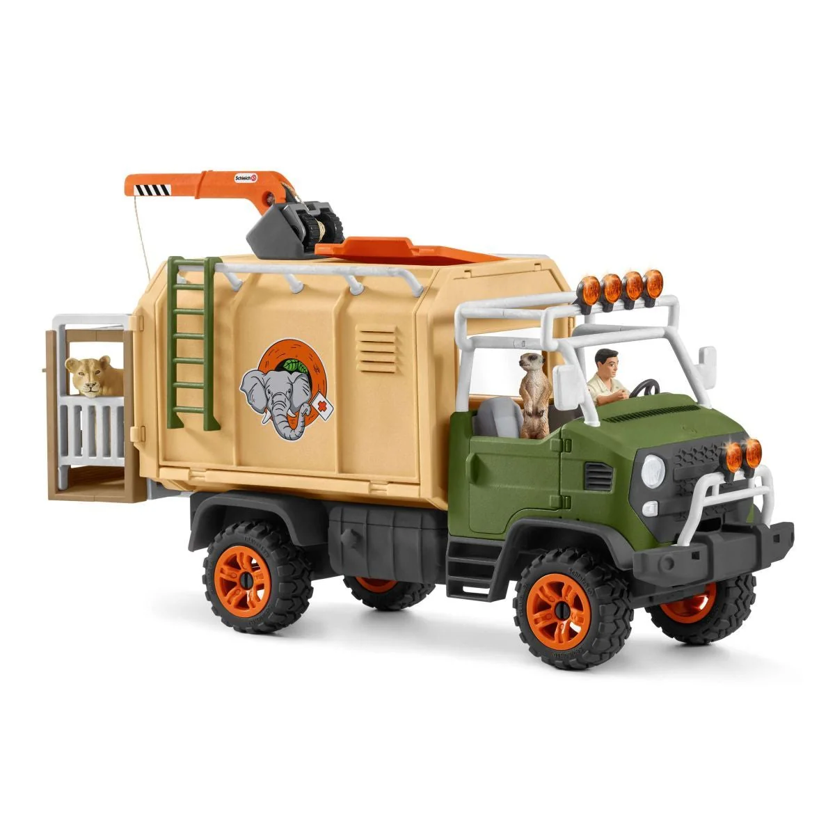 Schleich Large Truck Animal Rescue - Damaged Box - Image 2