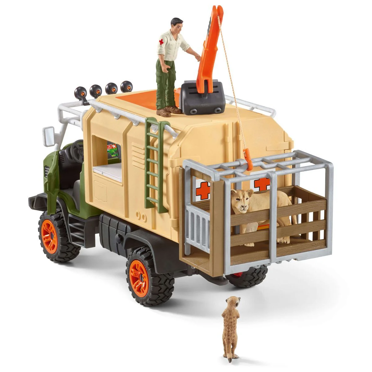 Schleich Large Truck Animal Rescue - Damaged Box - Image 3