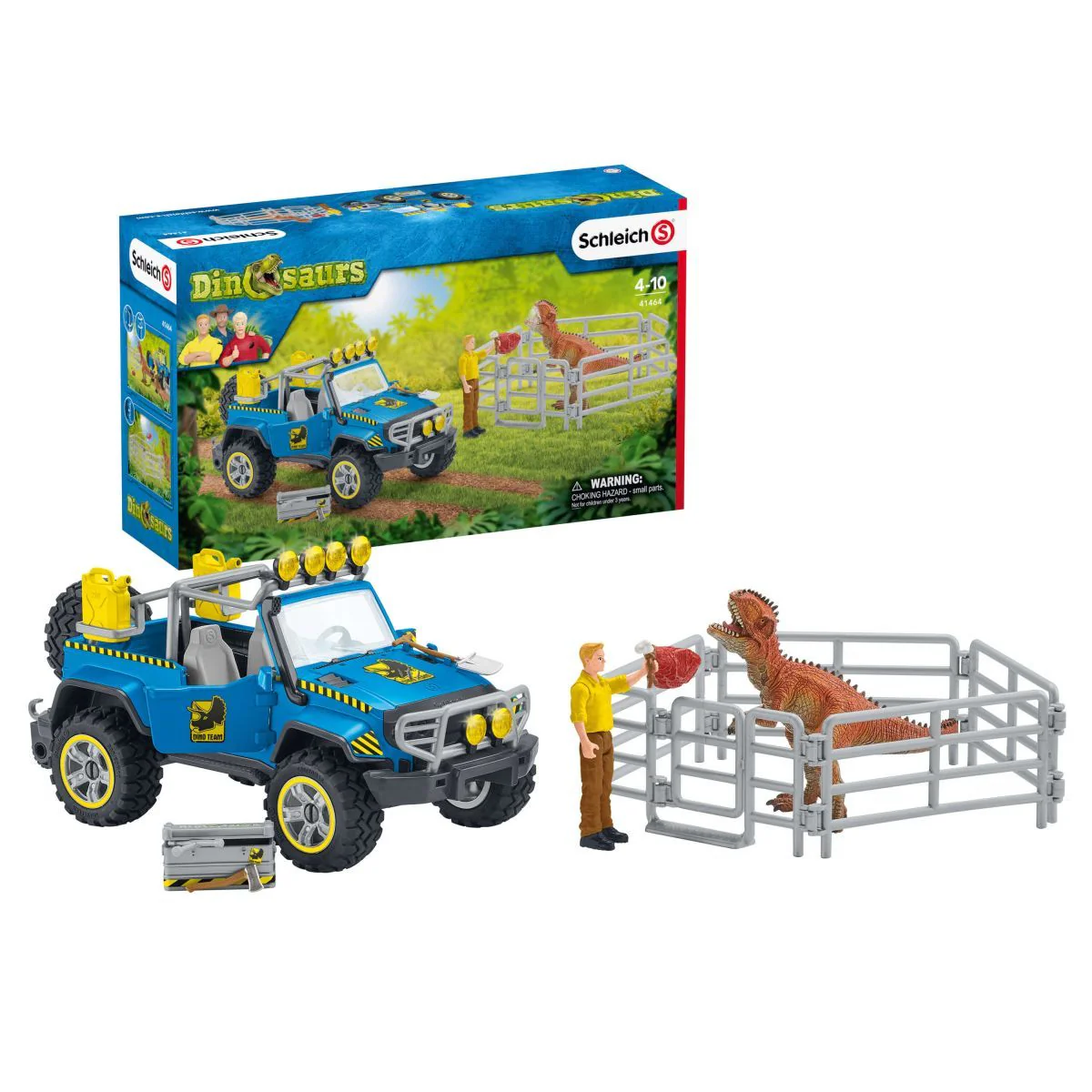 Schleich Off-Road Vehicle With Dino Outpost - Image 10