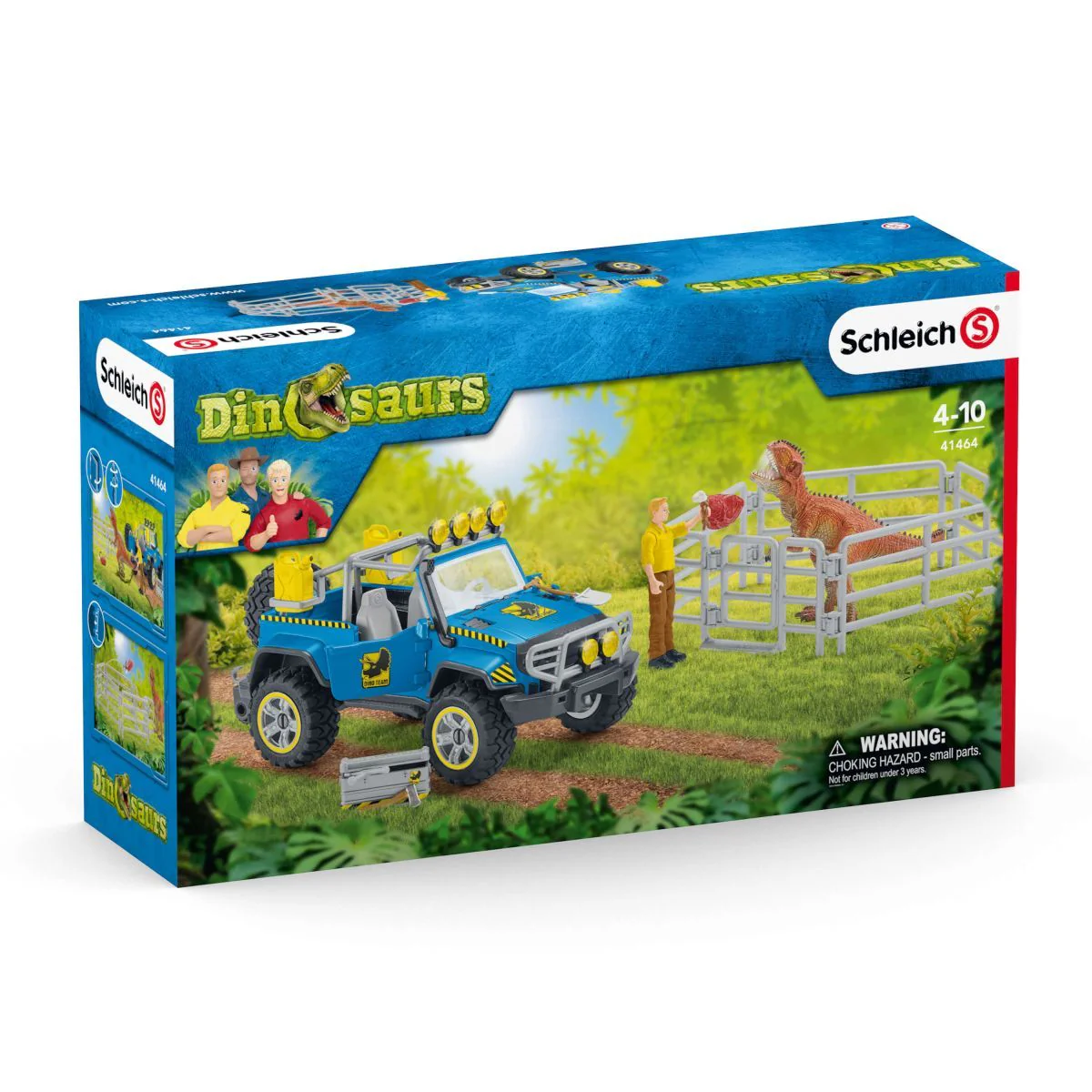 Schleich Off-Road Vehicle With Dino Outpost - Image 11