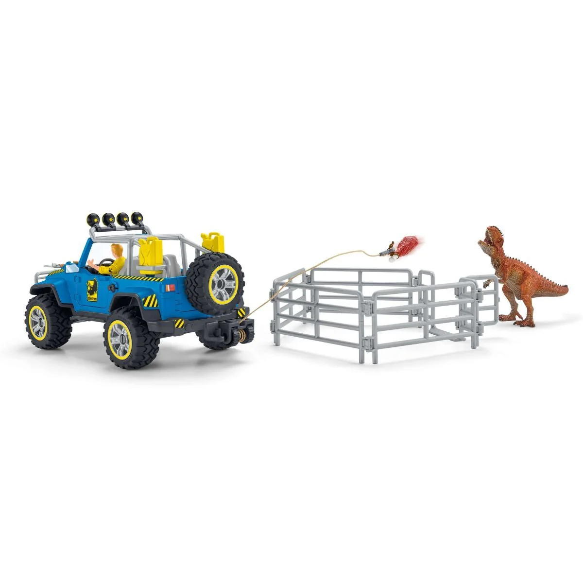 Schleich Off-Road Vehicle With Dino Outpost - Image 3