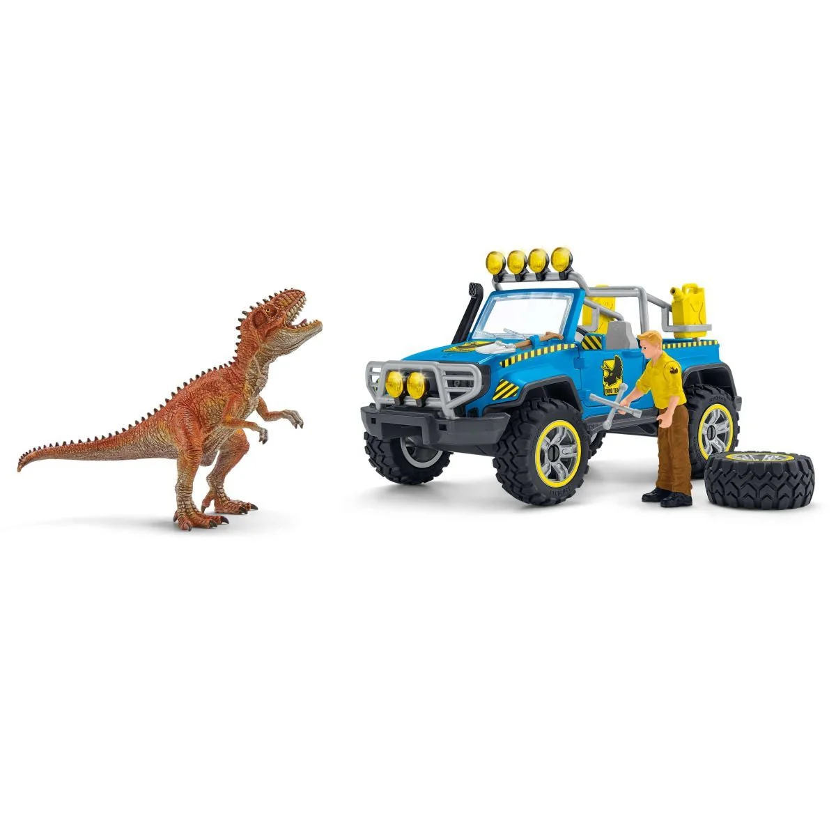 Schleich Off-Road Vehicle With Dino Outpost - Image 5