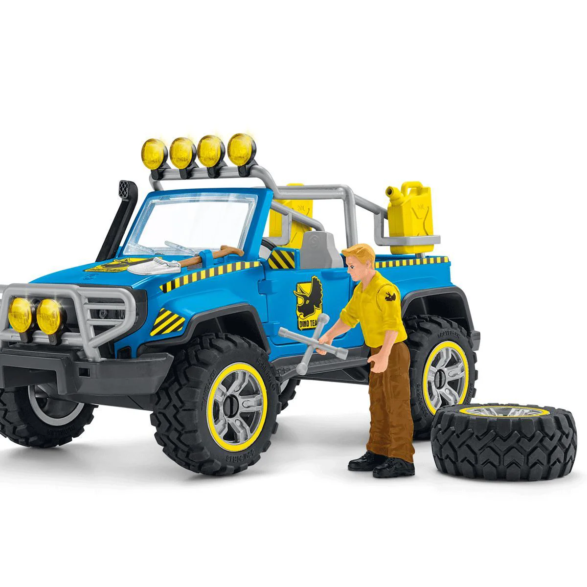Schleich Off-Road Vehicle With Dino Outpost - Image 7