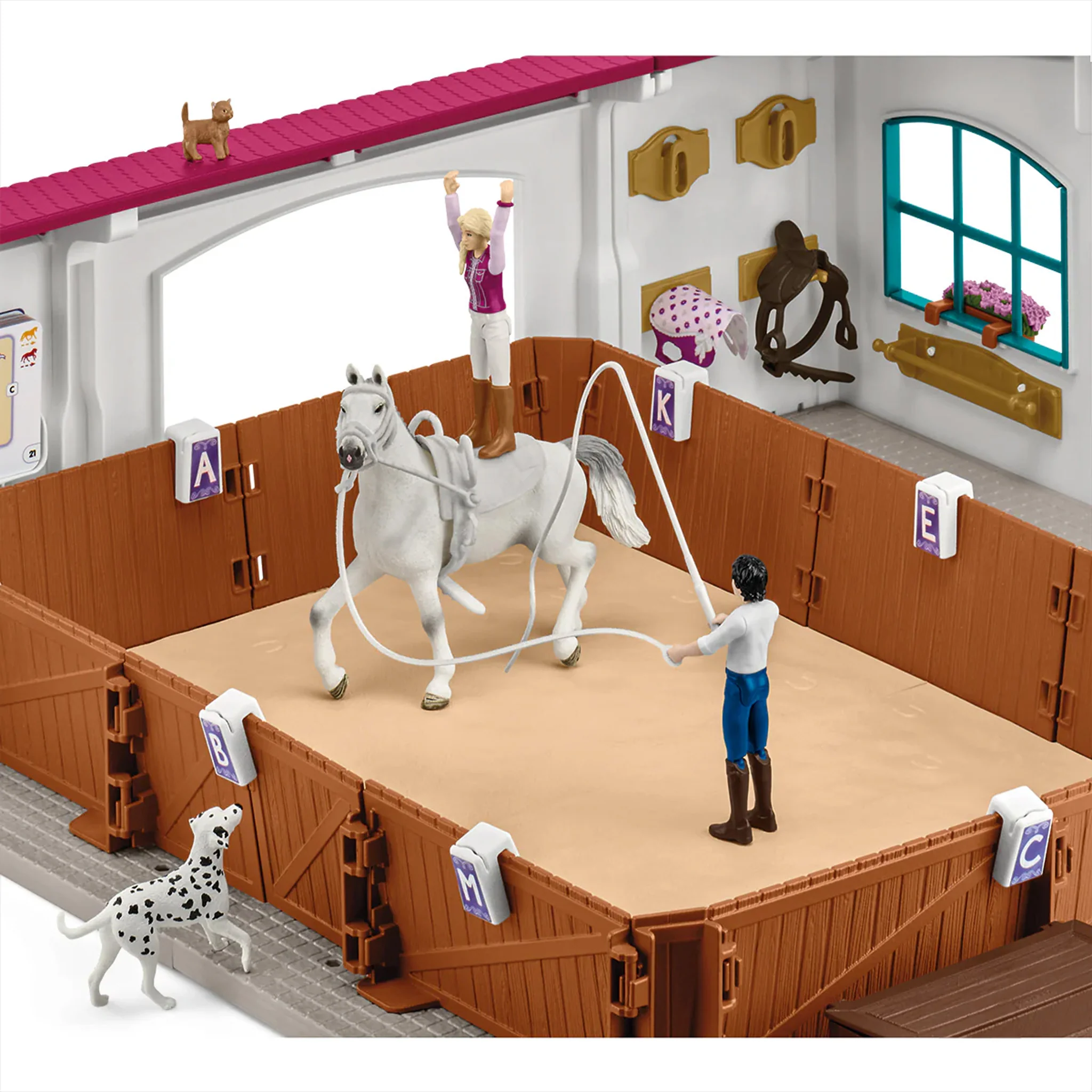 Schleich Peppertree Riding Arena - Damaged Box - Image 4