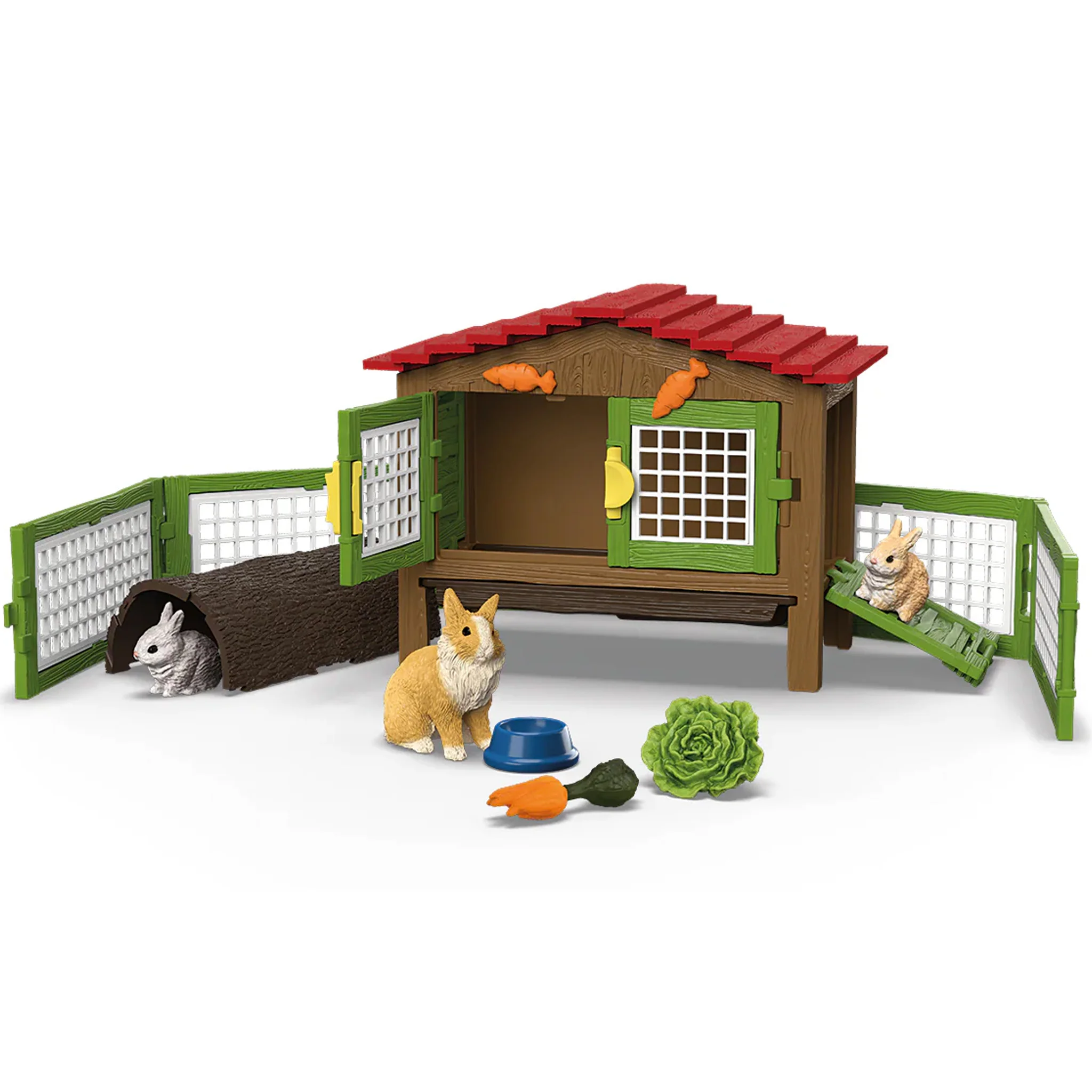 Schleich Rabbit Hutch - Damaged Box