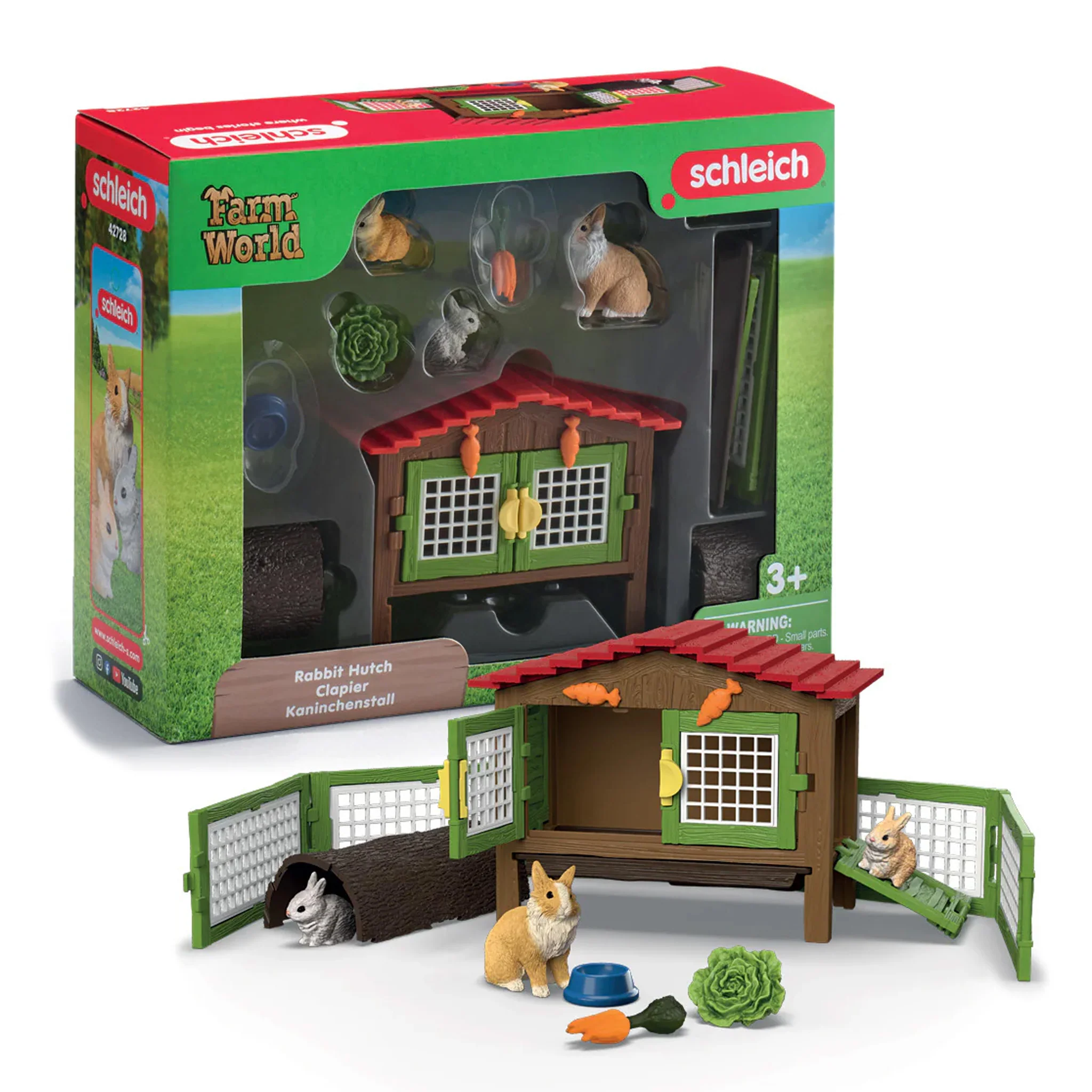 Schleich Rabbit Hutch - Damaged Box - Image 3