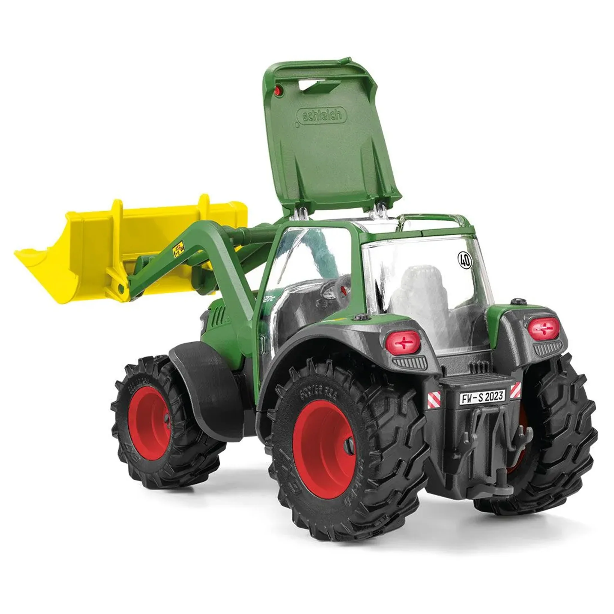 Schleich Tractor with Trailer - Image 4