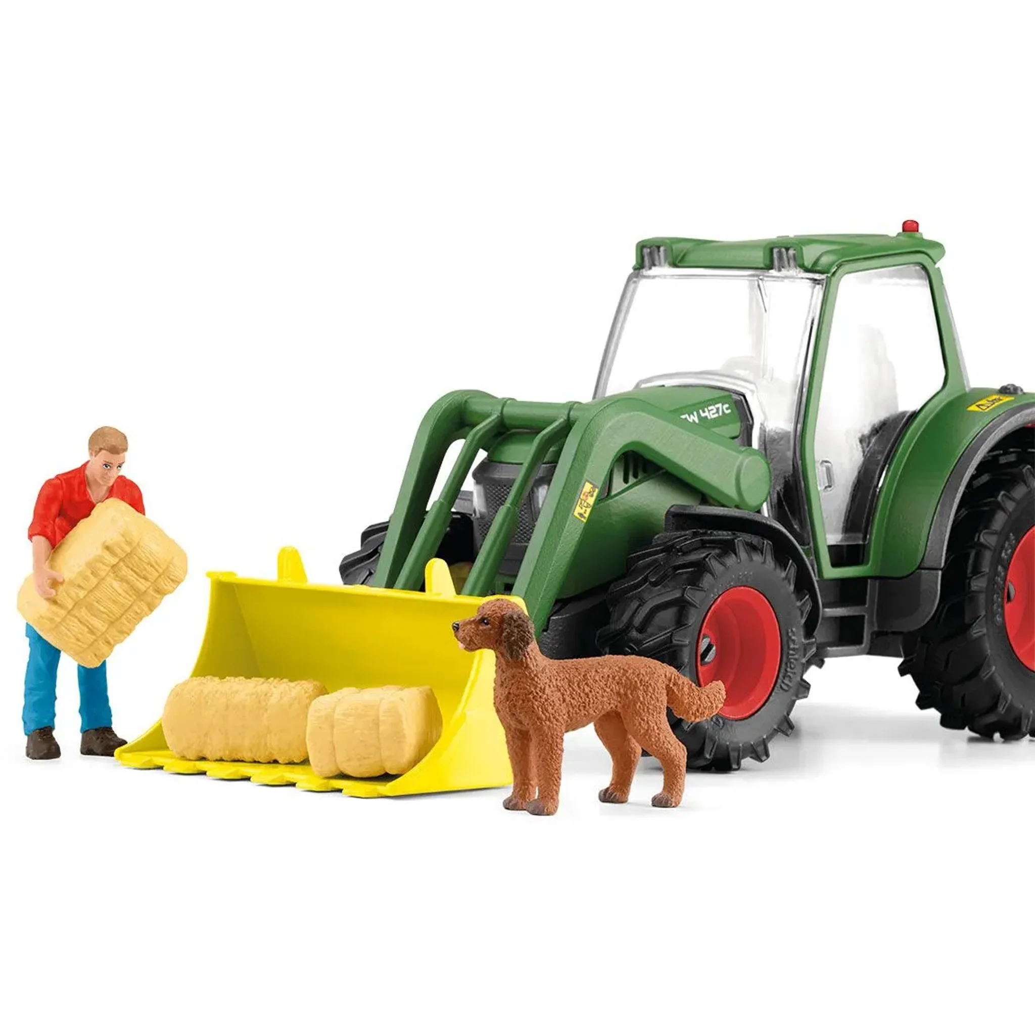 Schleich Tractor with Trailer - Image 5