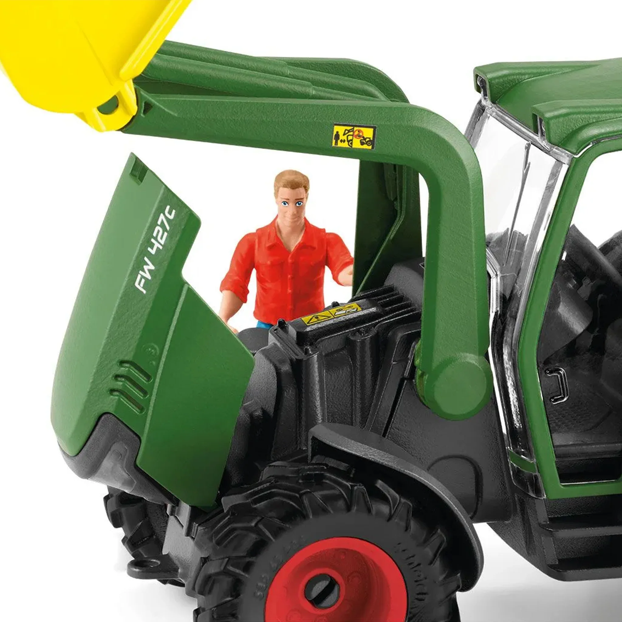 Schleich Tractor with Trailer - Image 7
