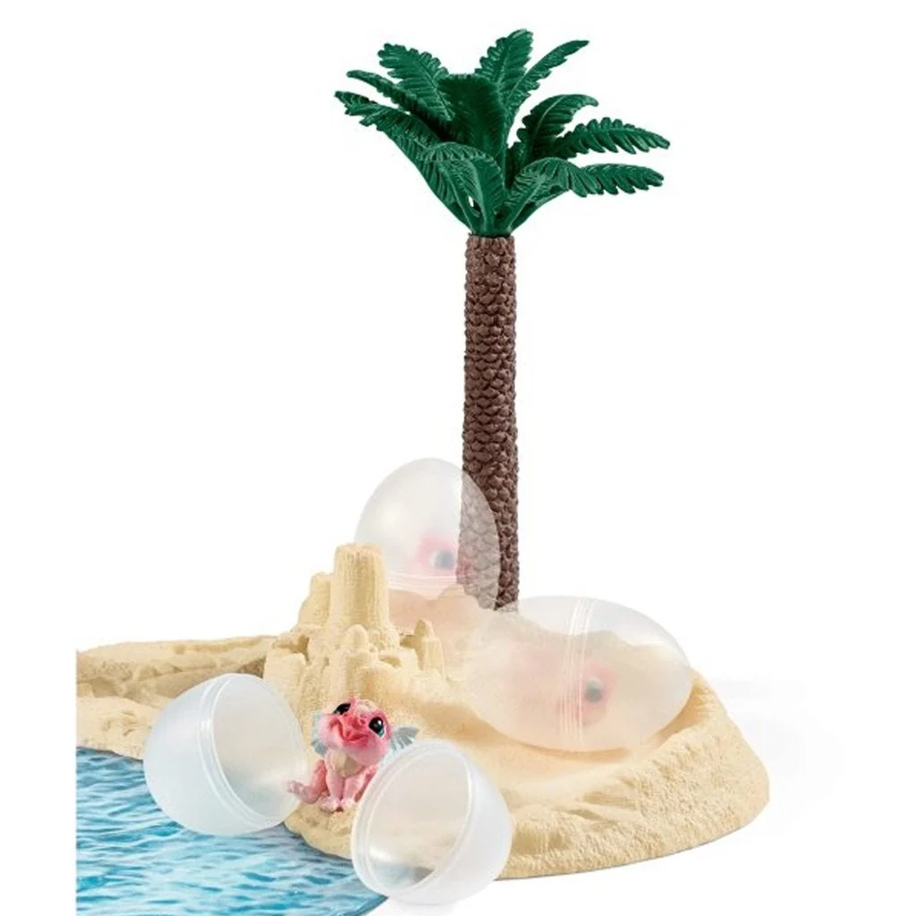 Schleich Treasure Island with Dragon Mama and Baby - Image 4