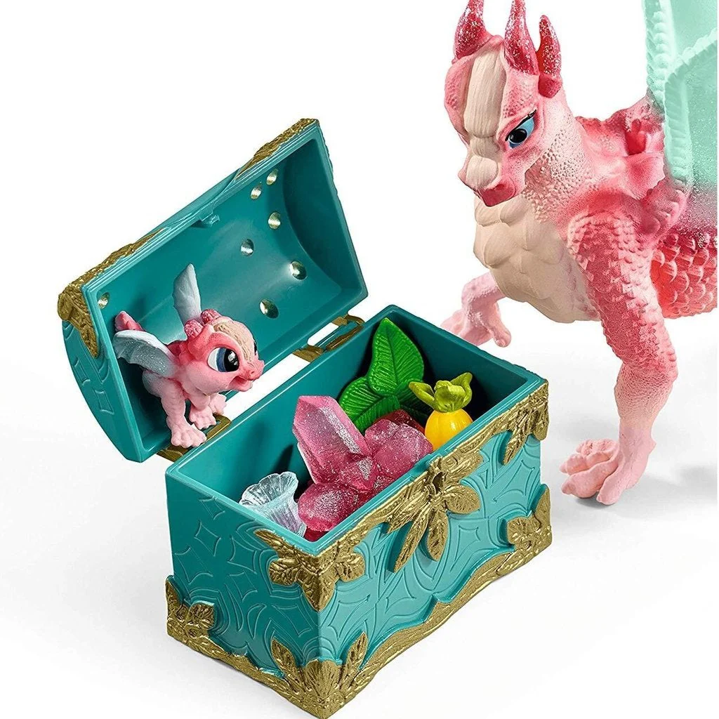 Schleich Treasure Island with Dragon Mama and Baby - Image 6