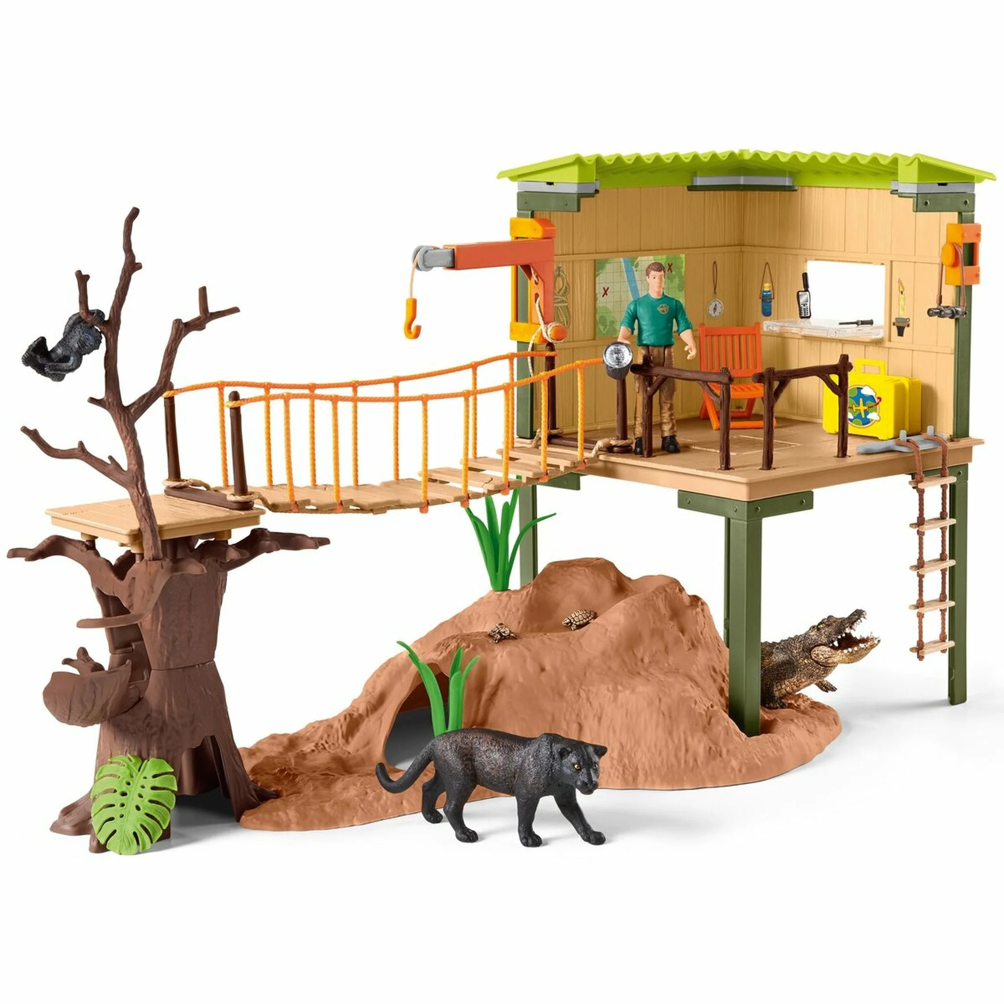 Schleich Wild Life Ranger Adventure Station - Damaged Box