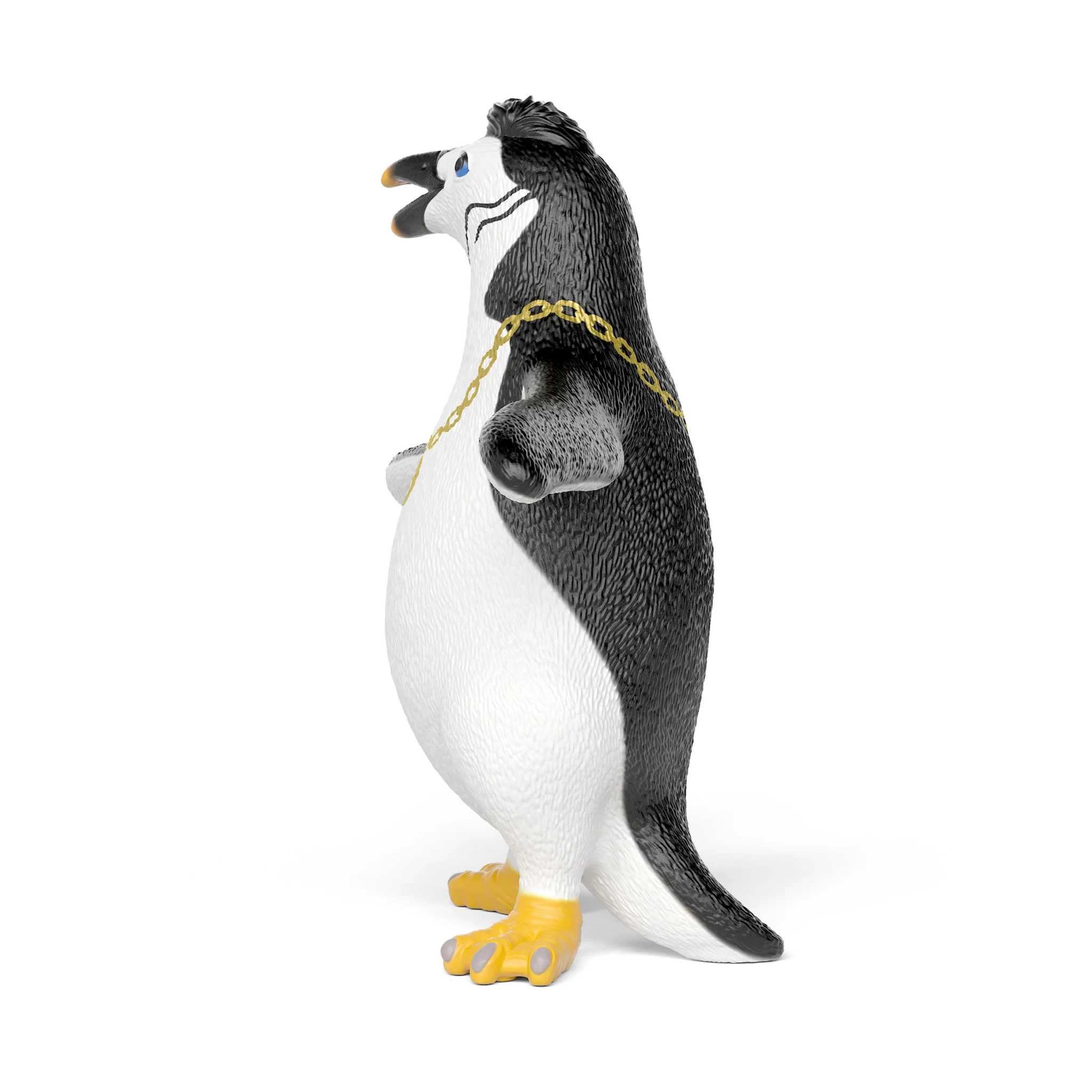 Schleich Yuri the Penguin with Gold Chain - Image 5
