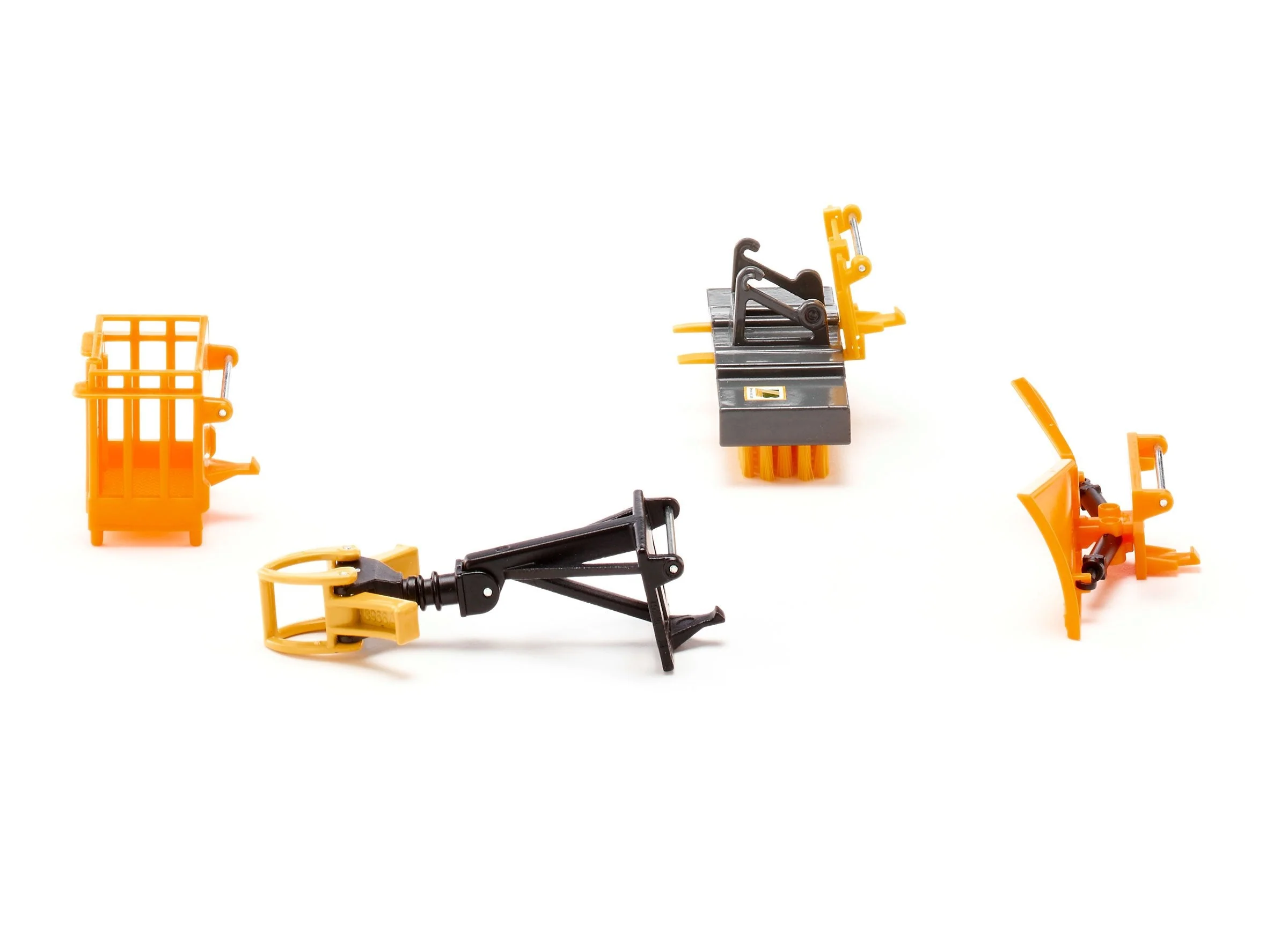 Siku 1:32 Front Loader Accessories Set - Orange - Image 11