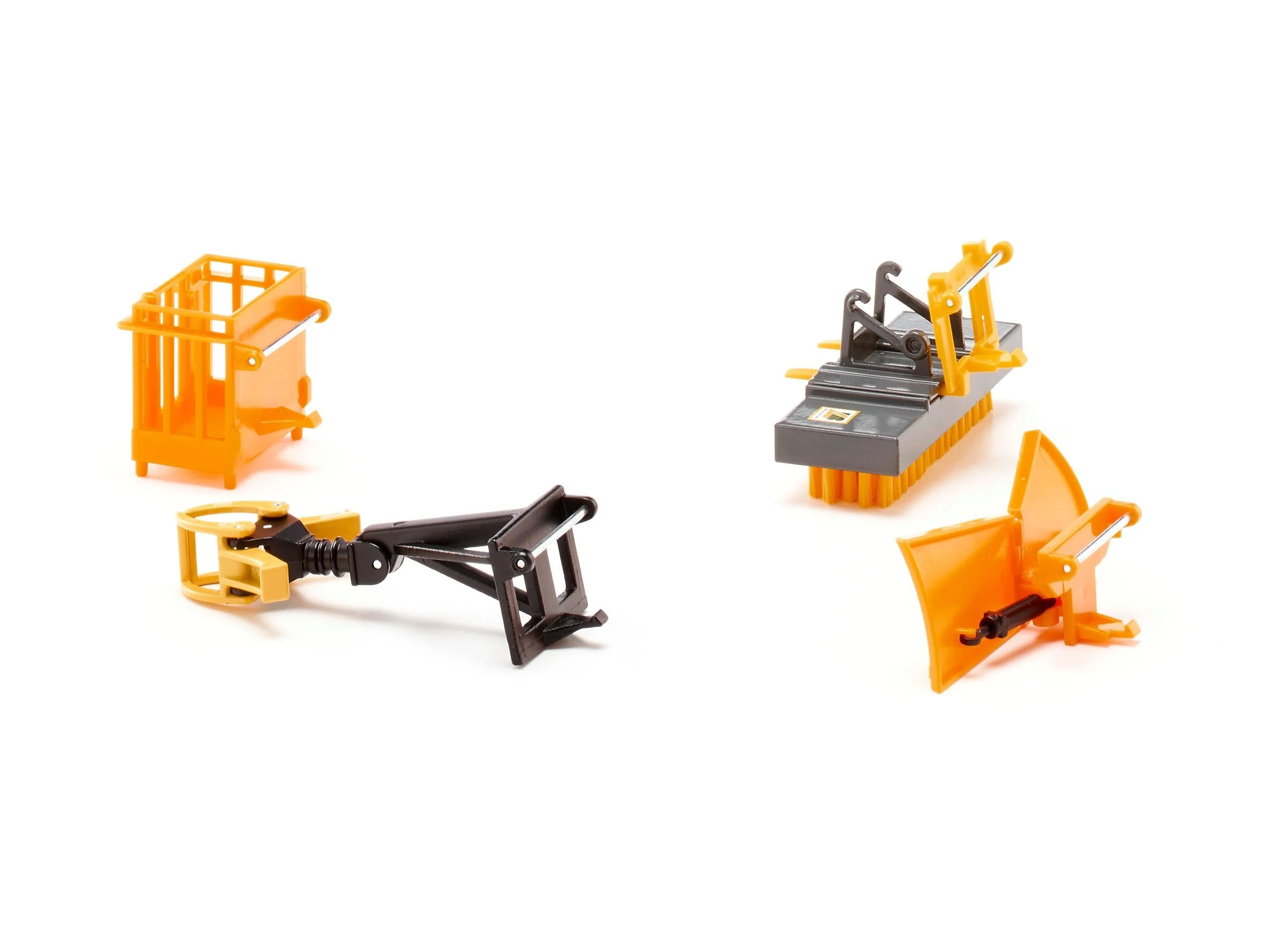 Siku 1:32 Front Loader Accessories Set - Orange - Image 13