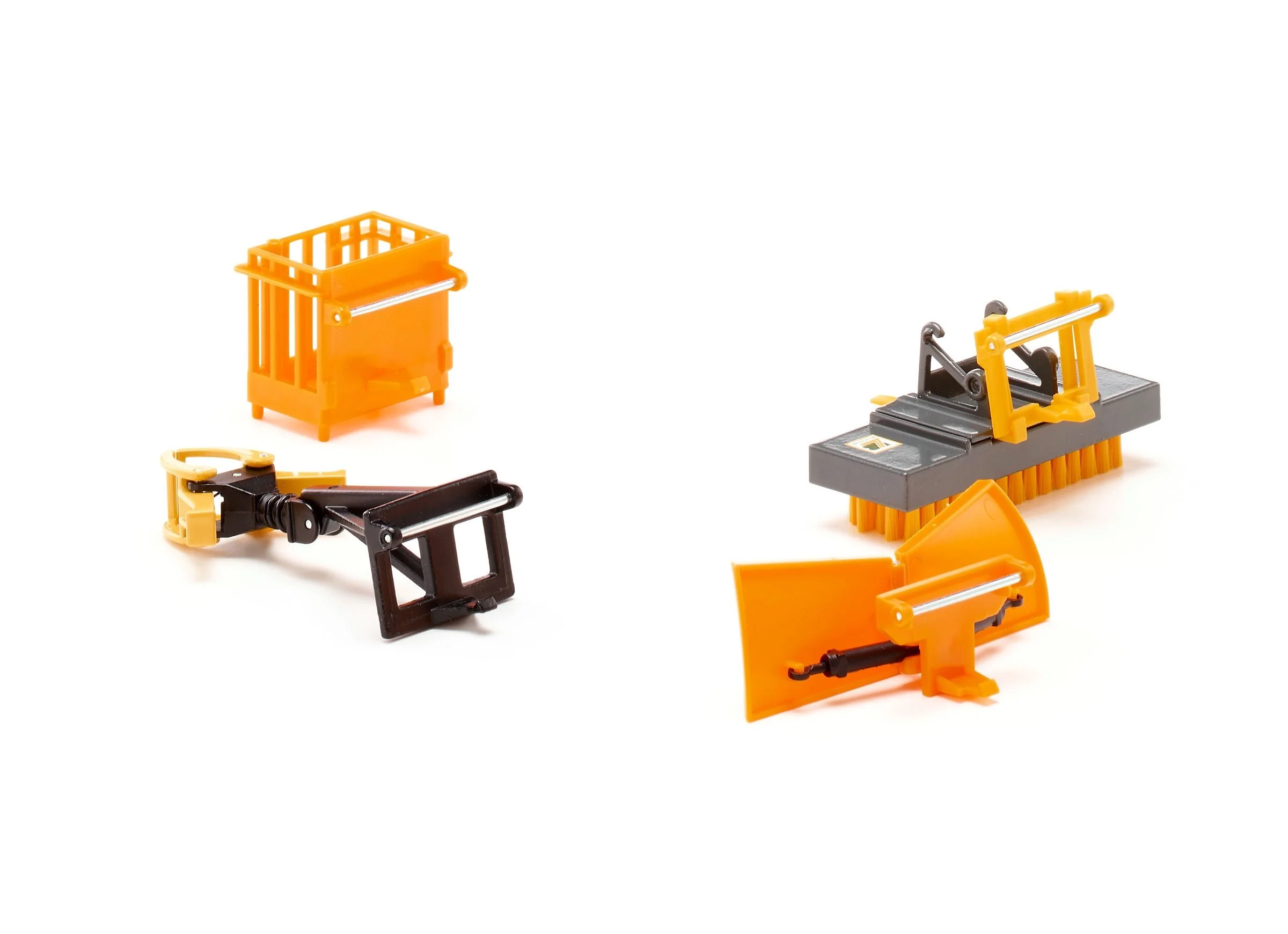 Siku 1:32 Front Loader Accessories Set - Orange - Image 15