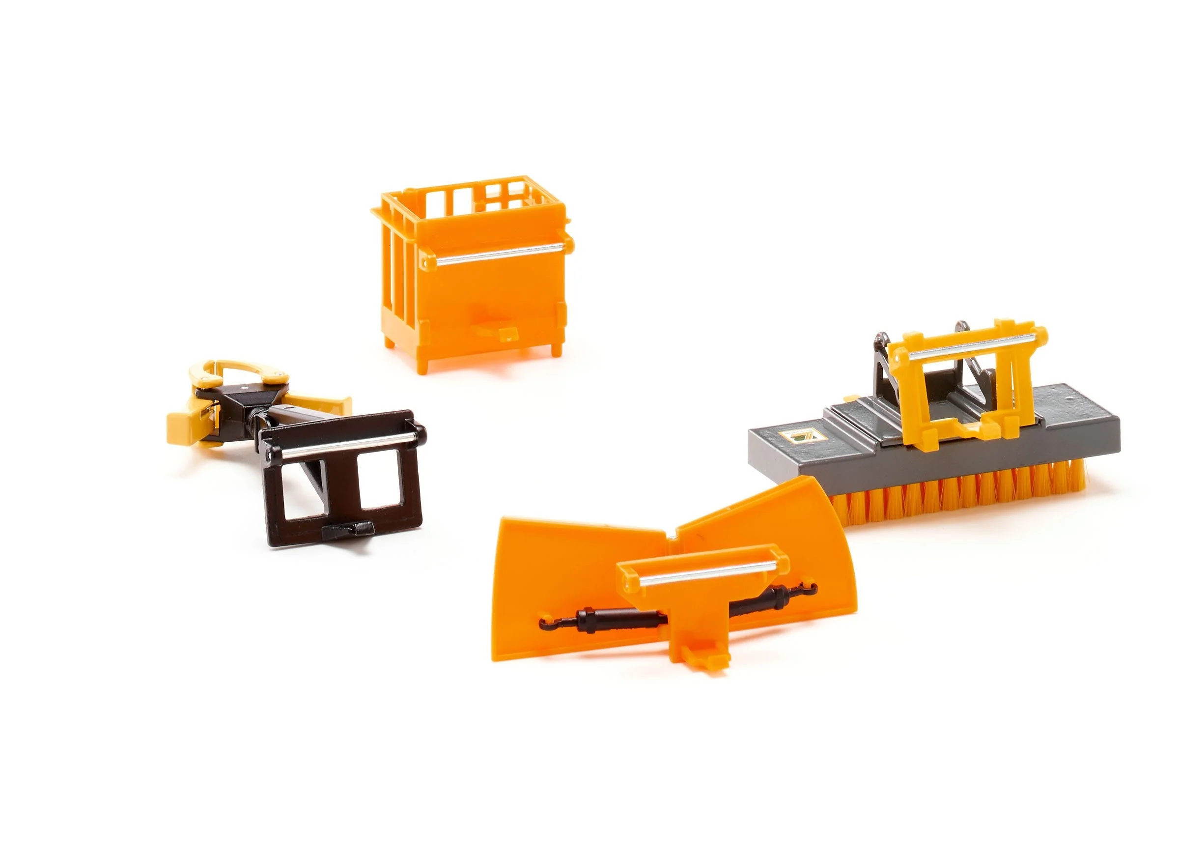 Siku 1:32 Front Loader Accessories Set - Orange - Image 17