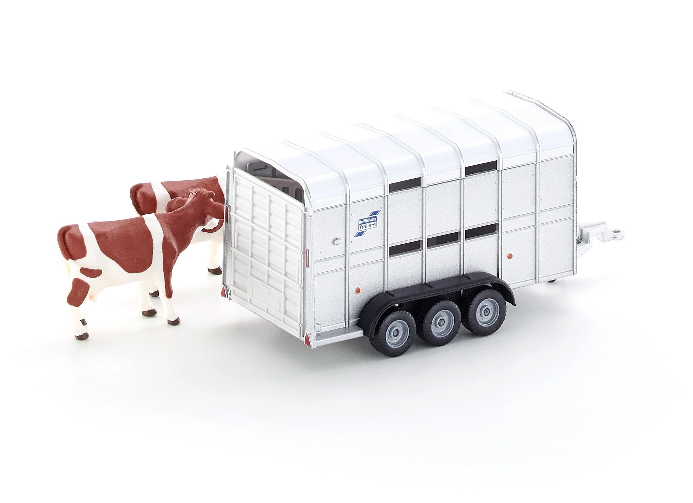 Siku 1:32 IFor-Williams Stock Trailer With 2 Cows - Image 10