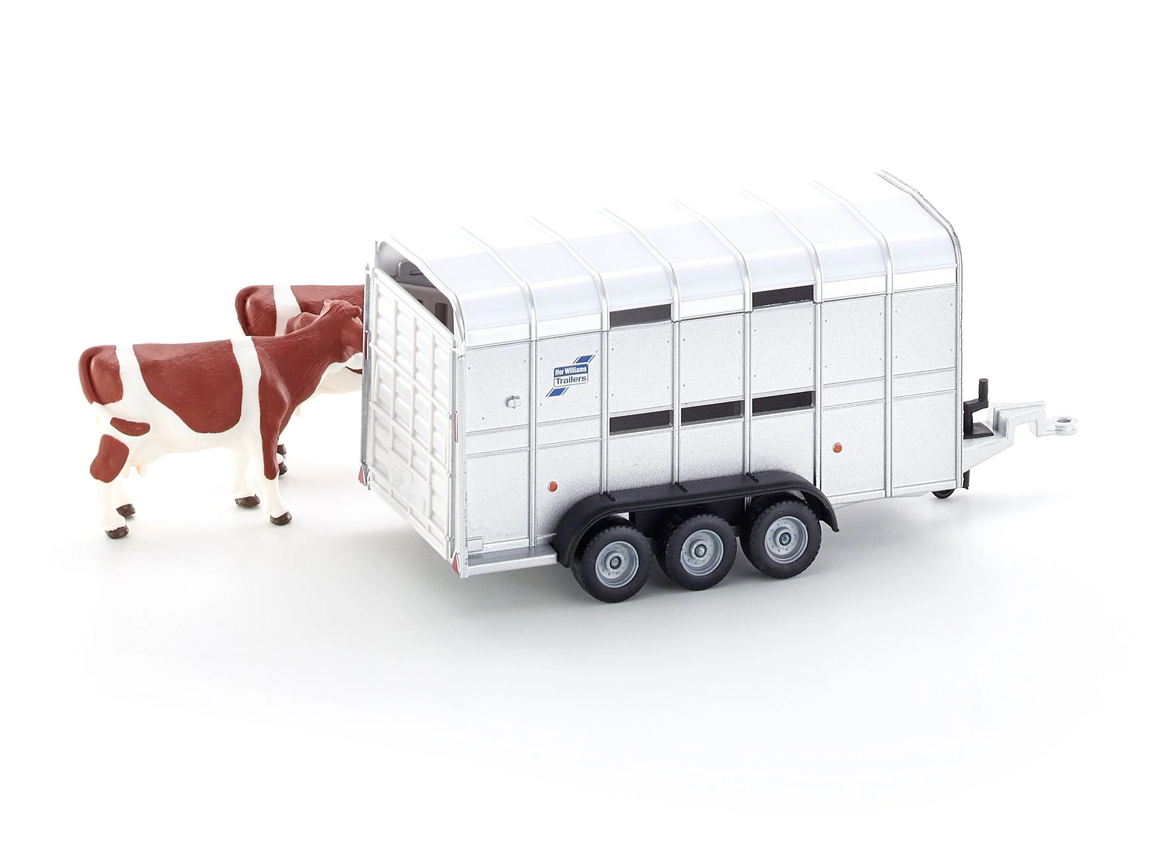 Siku 1:32 IFor-Williams Stock Trailer With 2 Cows - Image 11