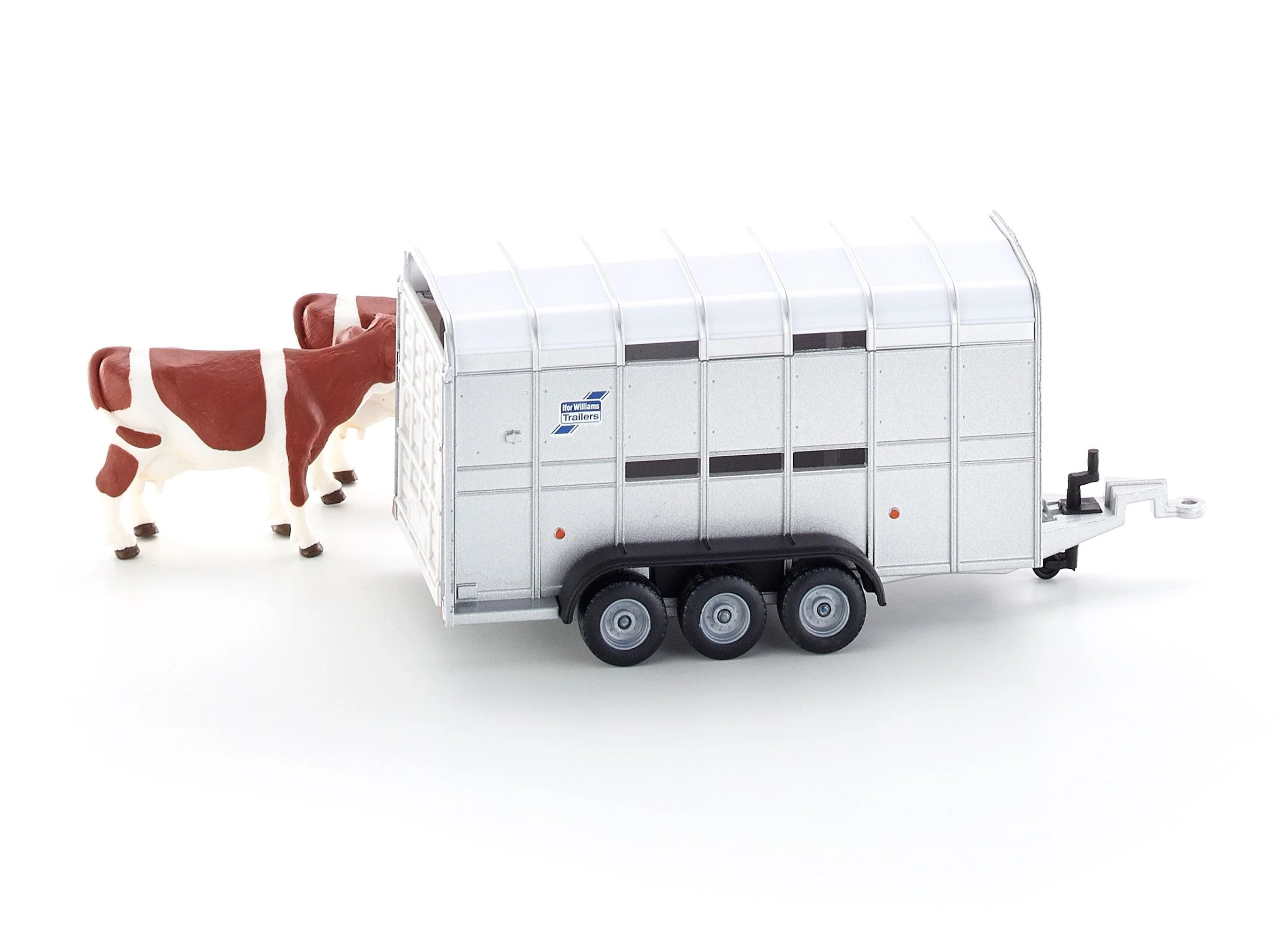 Siku 1:32 IFor-Williams Stock Trailer With 2 Cows - Image 12