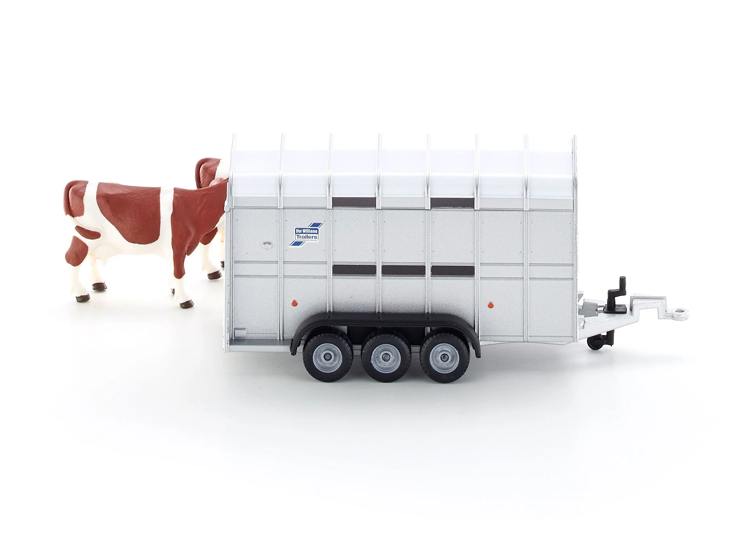 Siku 1:32 IFor-Williams Stock Trailer With 2 Cows - Image 13