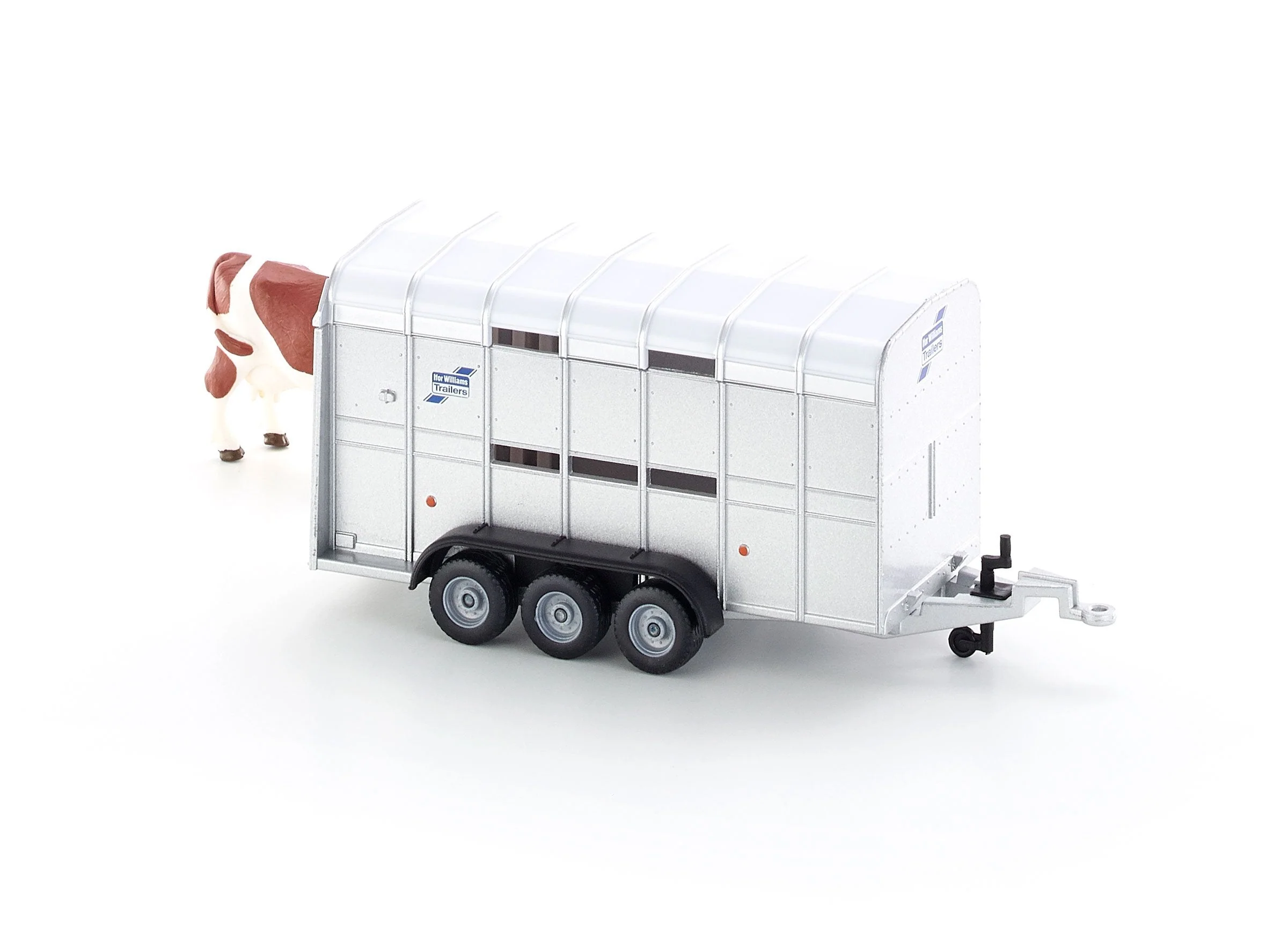 Siku 1:32 IFor-Williams Stock Trailer With 2 Cows - Image 15