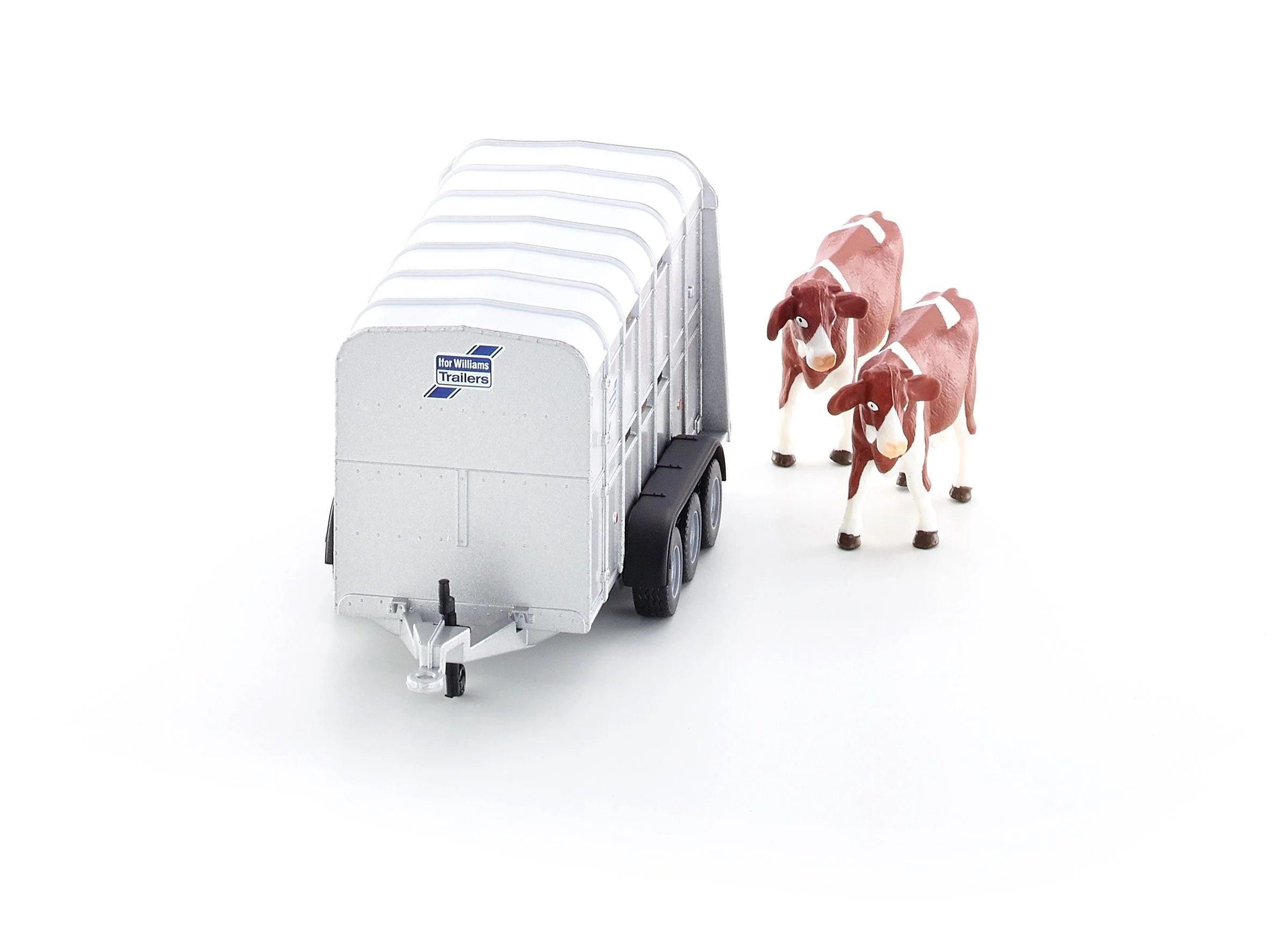 Siku 1:32 IFor-Williams Stock Trailer With 2 Cows - Image 22