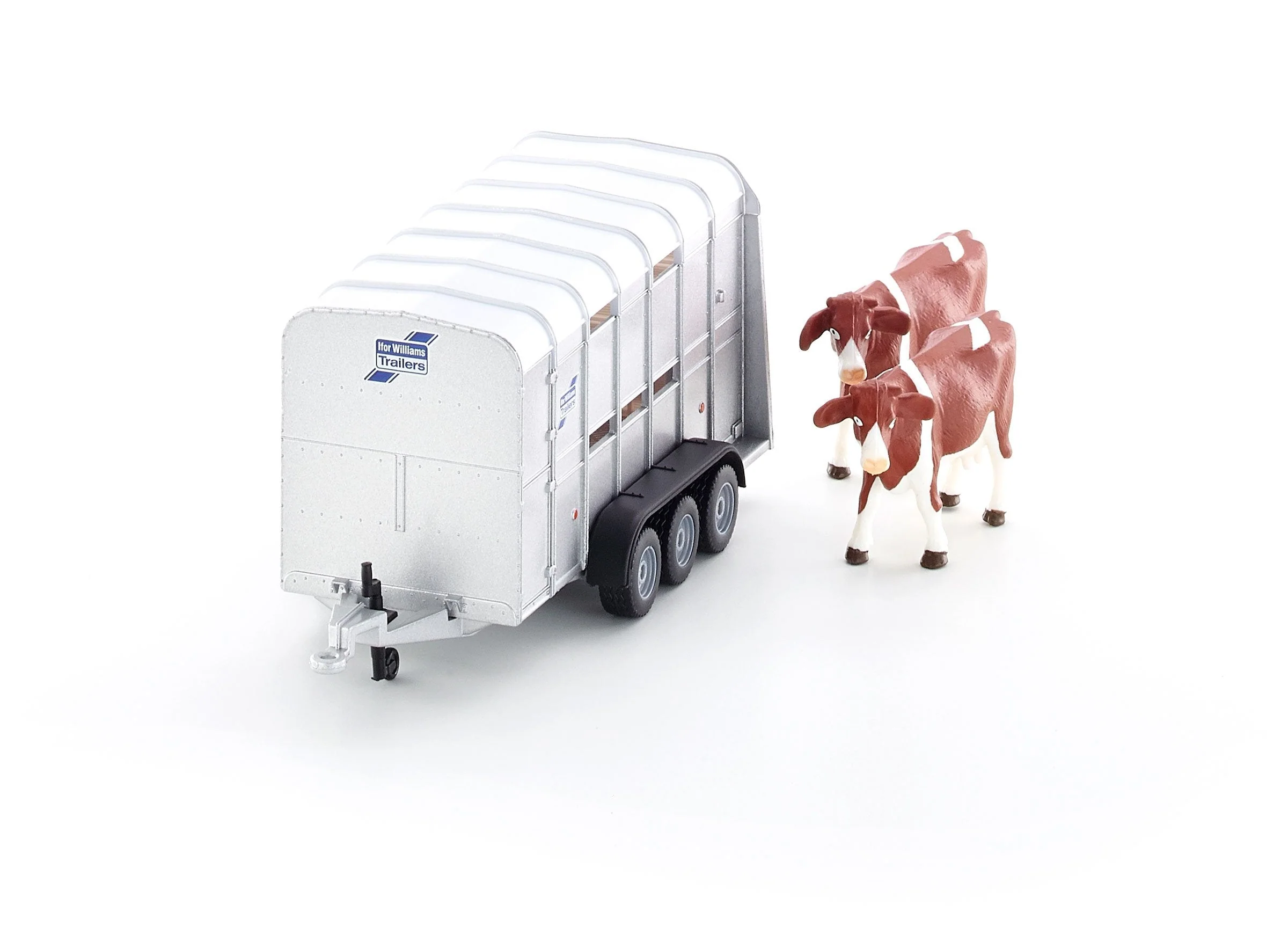 Siku 1:32 IFor-Williams Stock Trailer With 2 Cows - Image 23