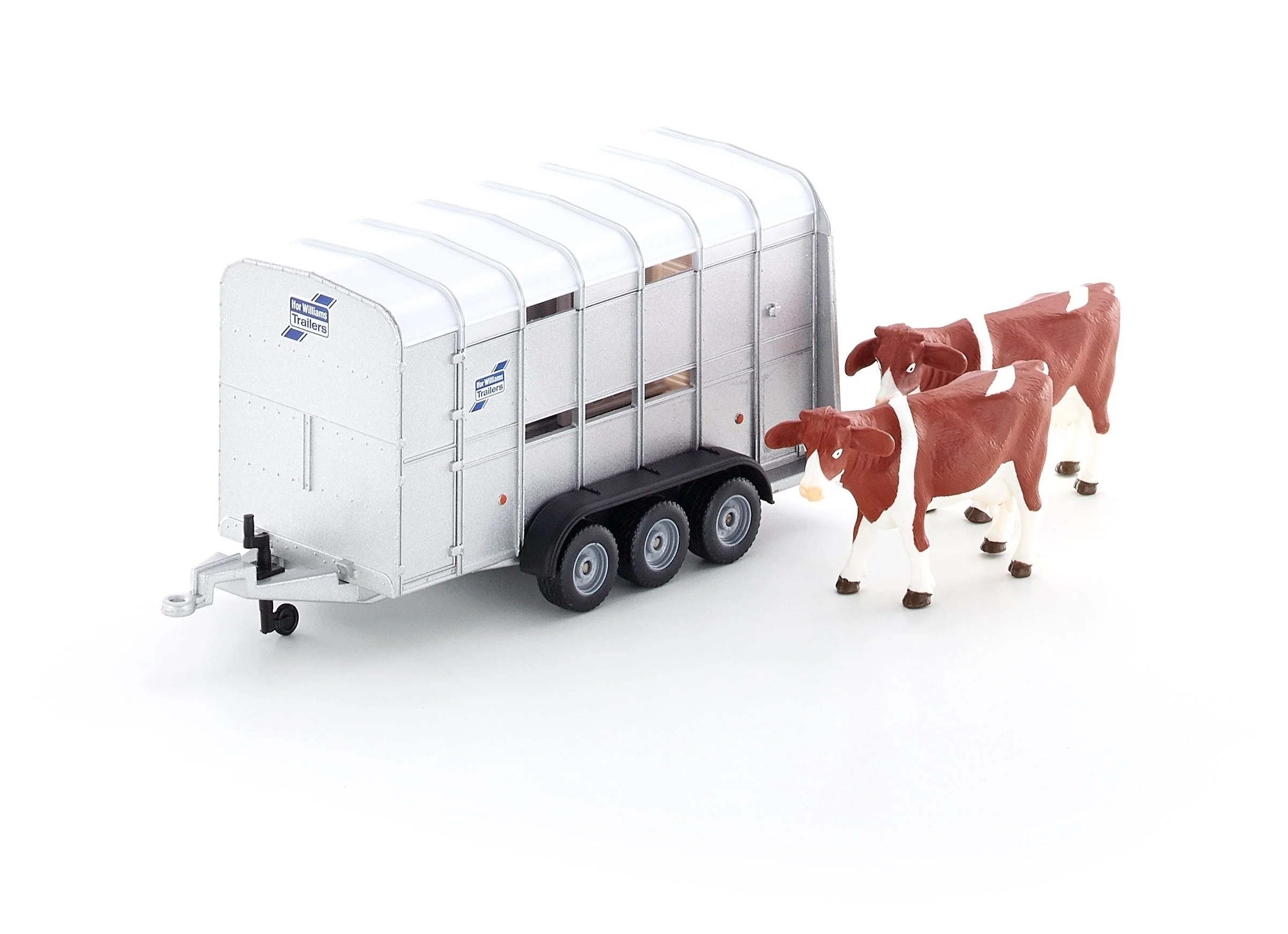 Siku 1:32 IFor-Williams Stock Trailer With 2 Cows - Image 25