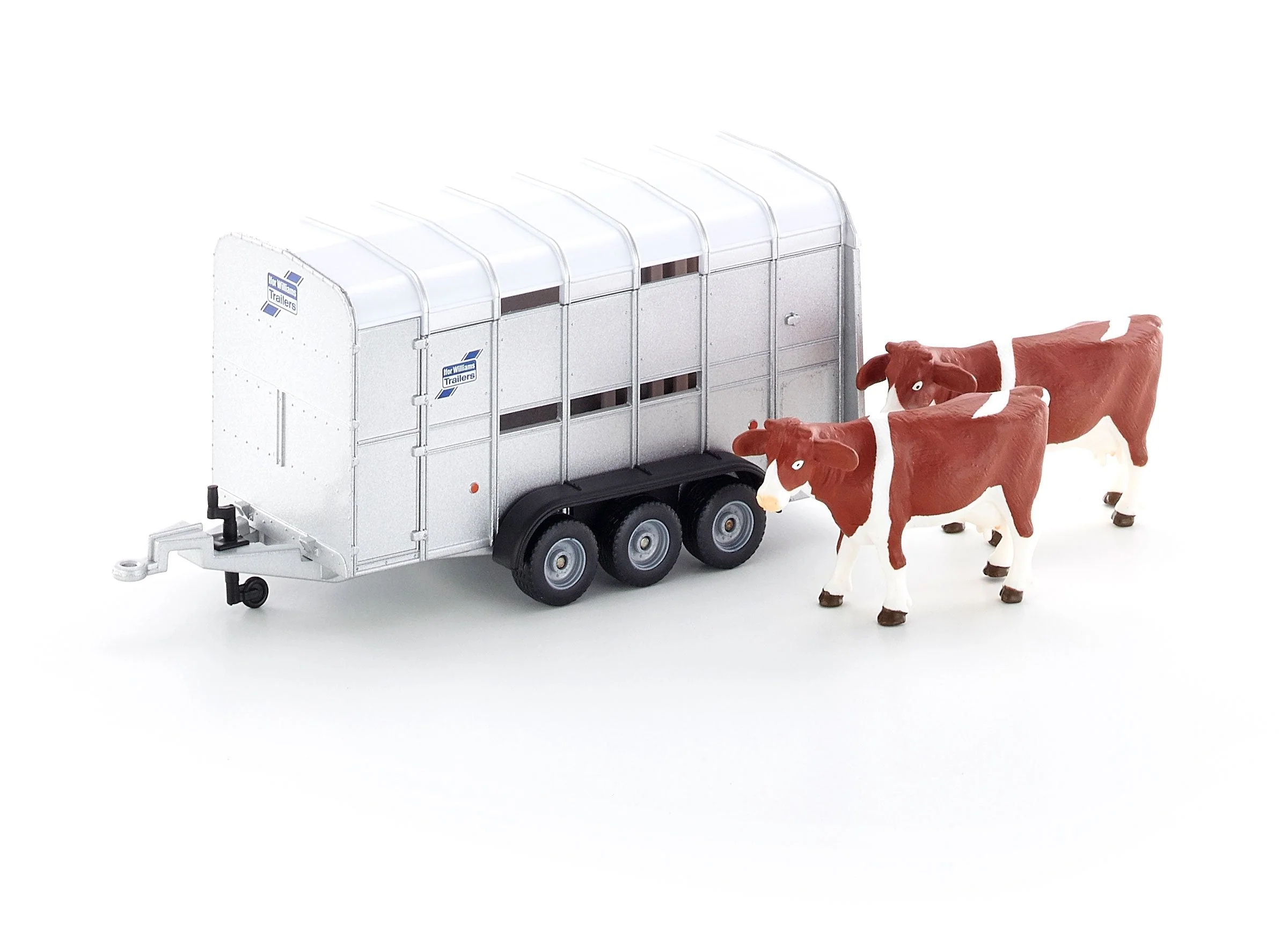 Siku 1:32 IFor-Williams Stock Trailer With 2 Cows - Image 26