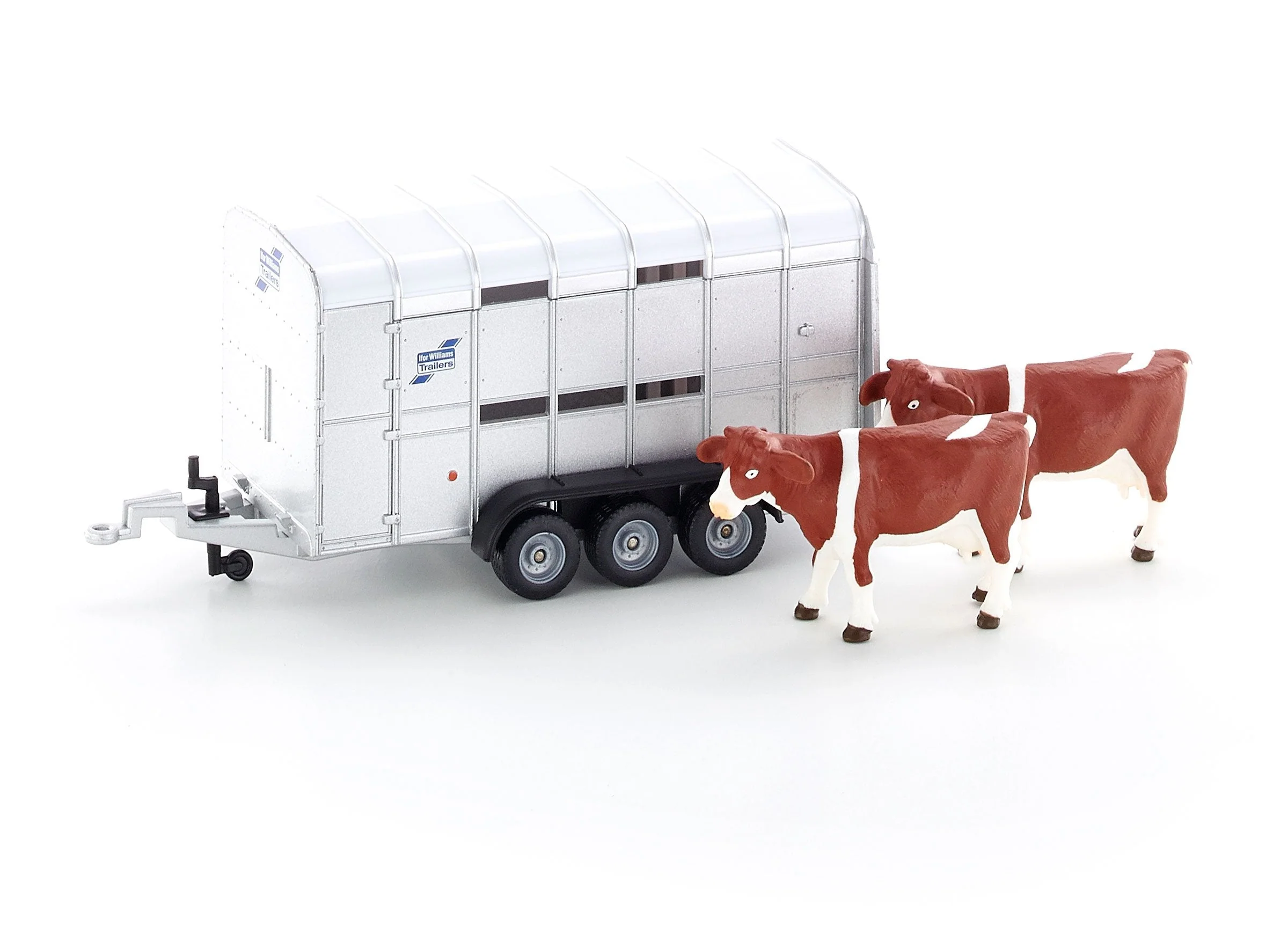 Siku 1:32 IFor-Williams Stock Trailer With 2 Cows - Image 27