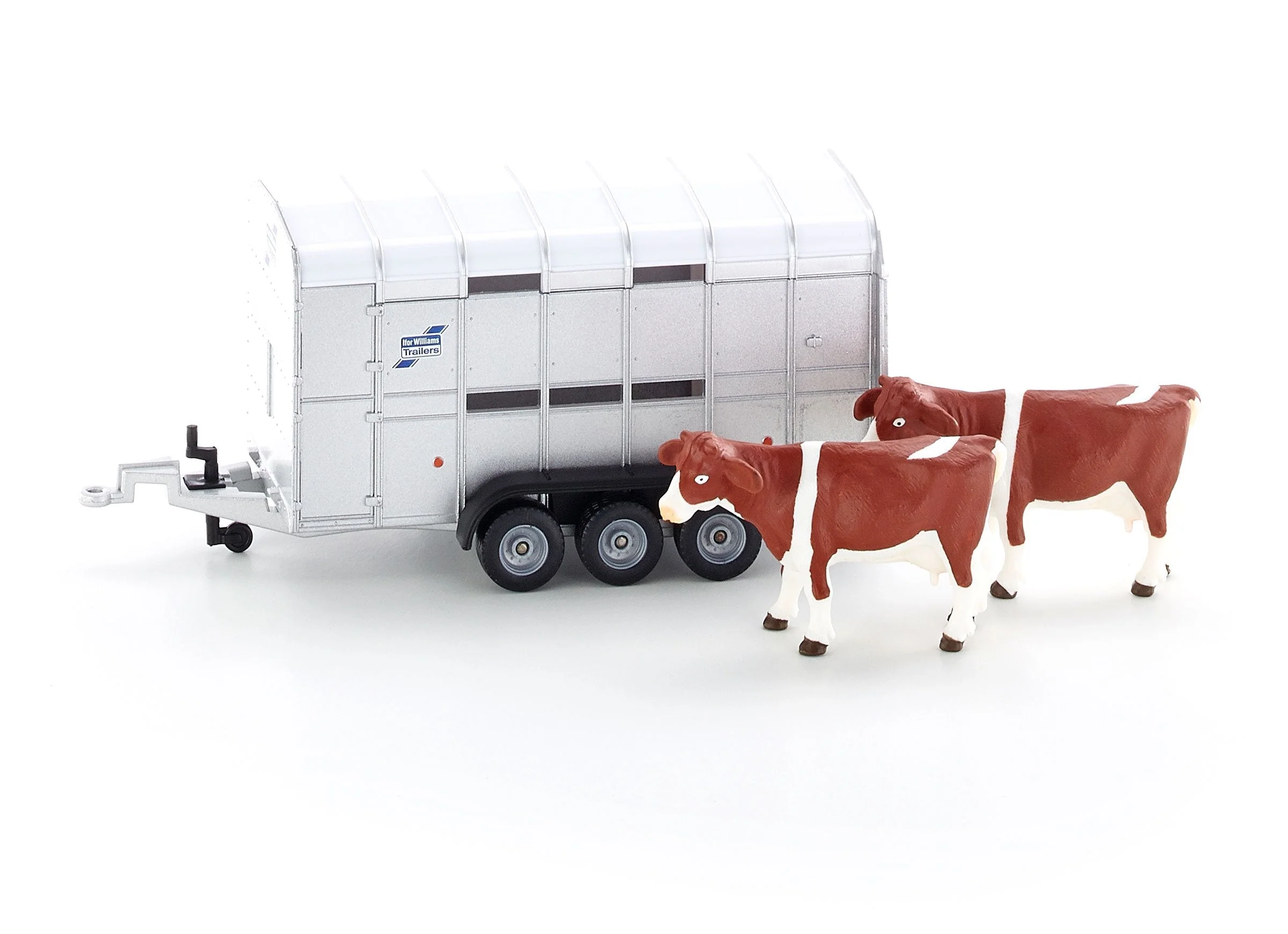 Siku 1:32 IFor-Williams Stock Trailer With 2 Cows - Image 28