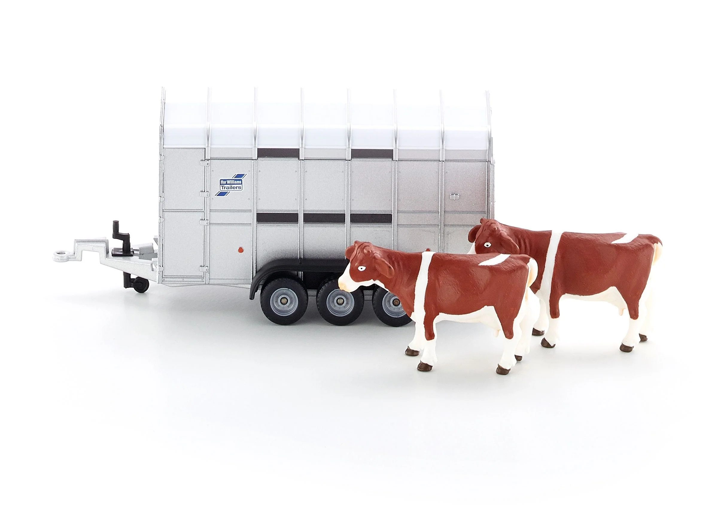 Siku 1:32 IFor-Williams Stock Trailer With 2 Cows - Image 29