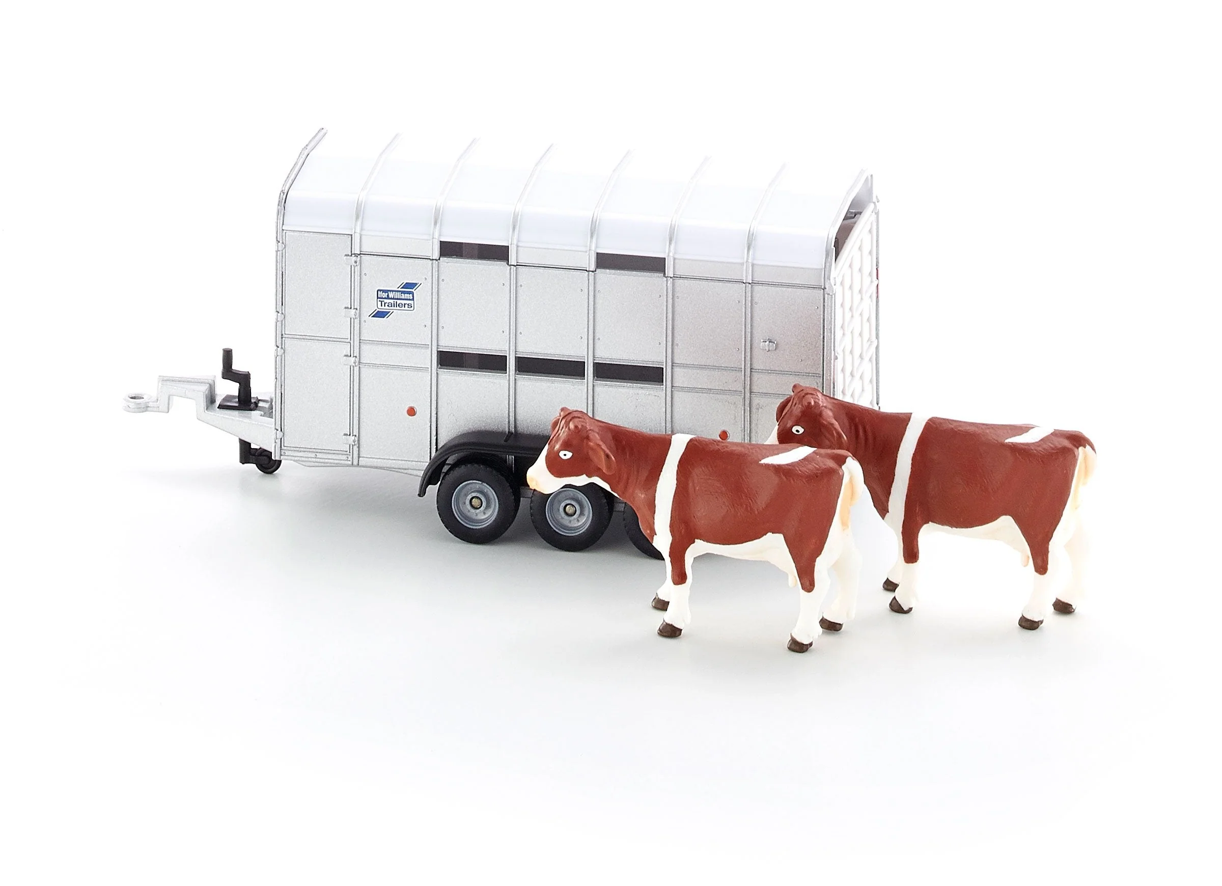 Siku 1:32 IFor-Williams Stock Trailer With 2 Cows - Image 30