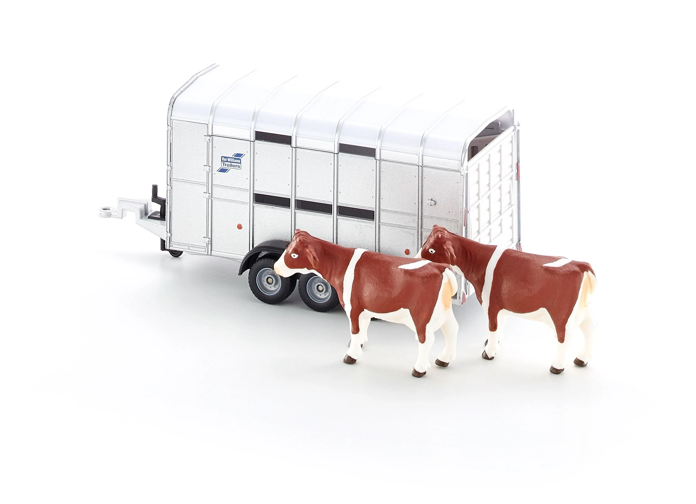 Siku 1:32 IFor-Williams Stock Trailer With 2 Cows - Image 31