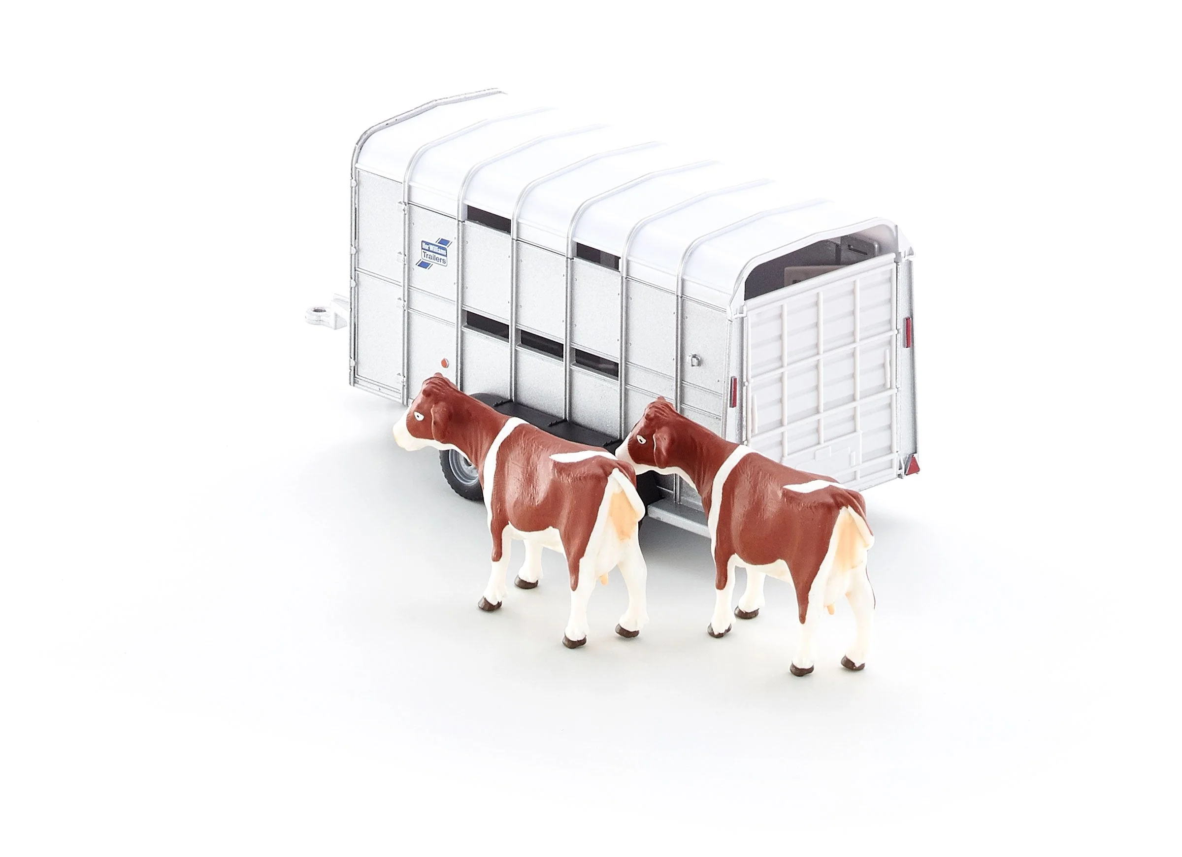 Siku 1:32 IFor-Williams Stock Trailer With 2 Cows - Image 33