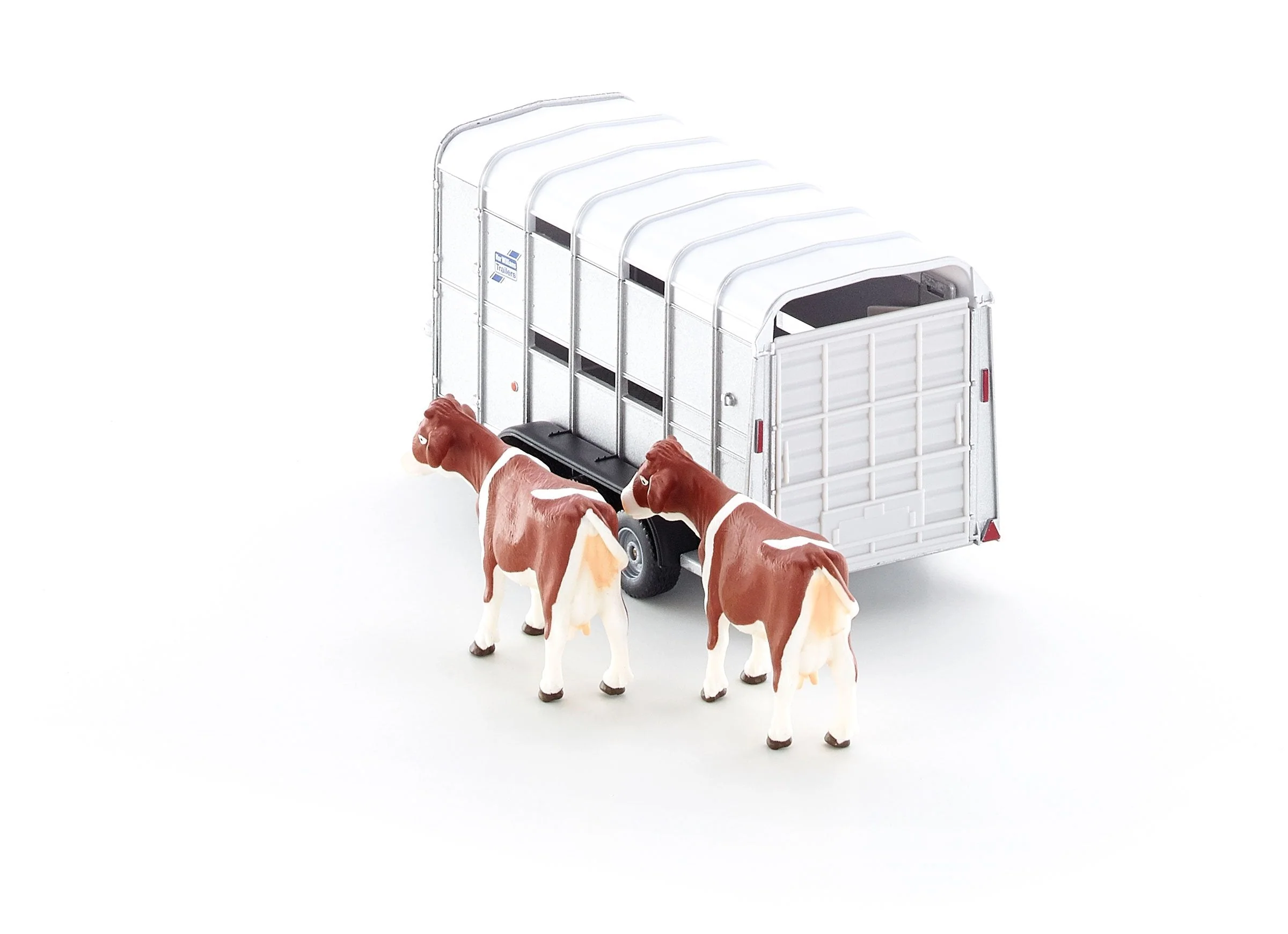 Siku 1:32 IFor-Williams Stock Trailer With 2 Cows - Image 34